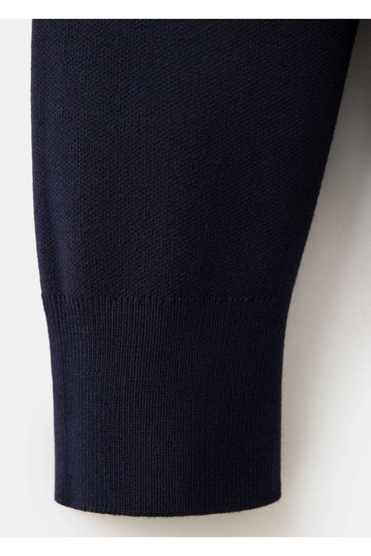 Comfort stretch triko hırka — سرمه‌ای 37065981 — تصویر 5 از 8