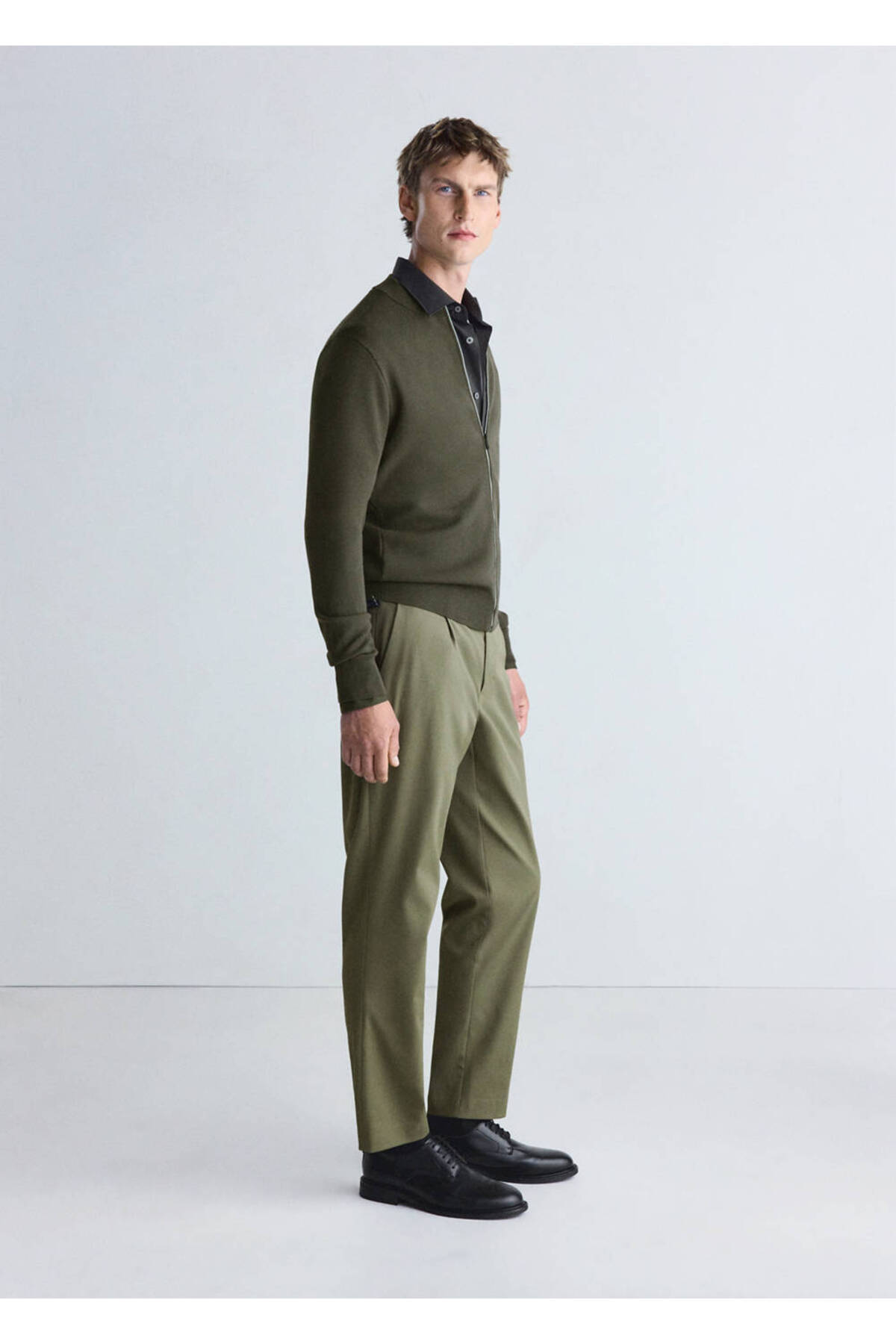 MANGO Man Comfort stretch triko hırka görsel 7