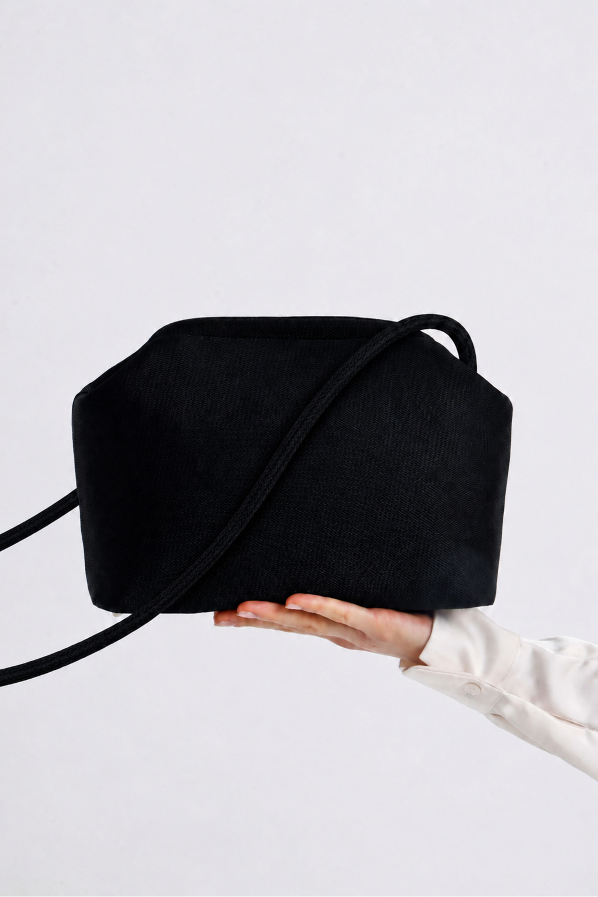 HEYBE'S Heybes Kadın Siyah Askılı Clutch Portföy El Çantası görsel 2