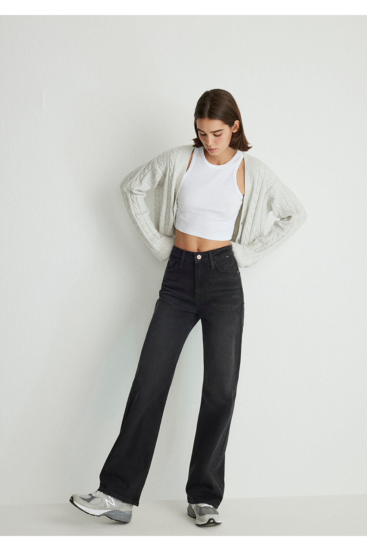 California Real Blue Gri Jean Pantolon 1010125-85596
