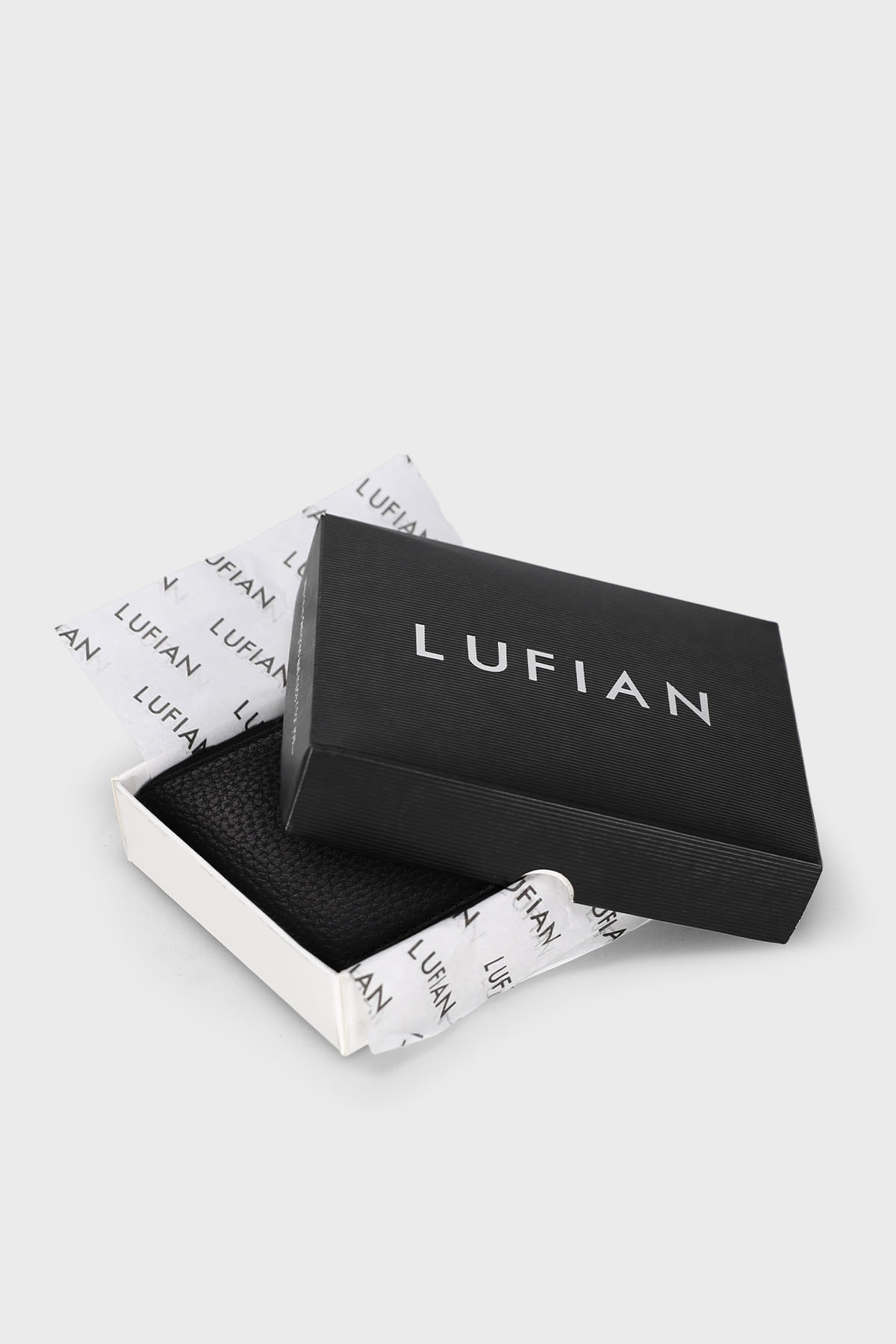 Lufian Breton Erkek Deri Cuzdan Siyah görsel 4