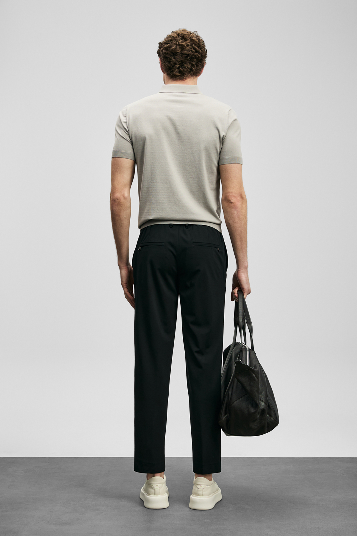 Lufian Sımon Jogger Pantolon Slim Fit Siyah görsel 6