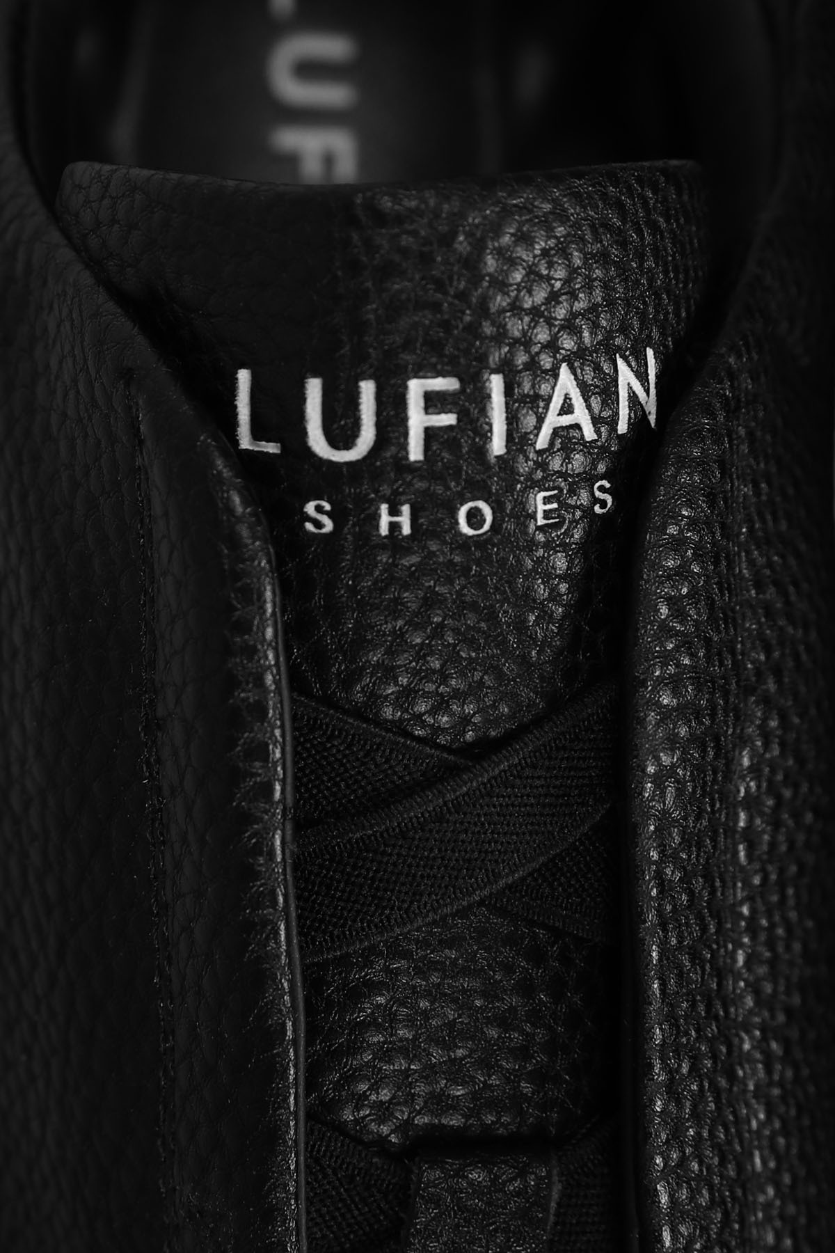 Lufian Dante Erkek Deri Sneaker Ayakkabı Siyah görsel 6