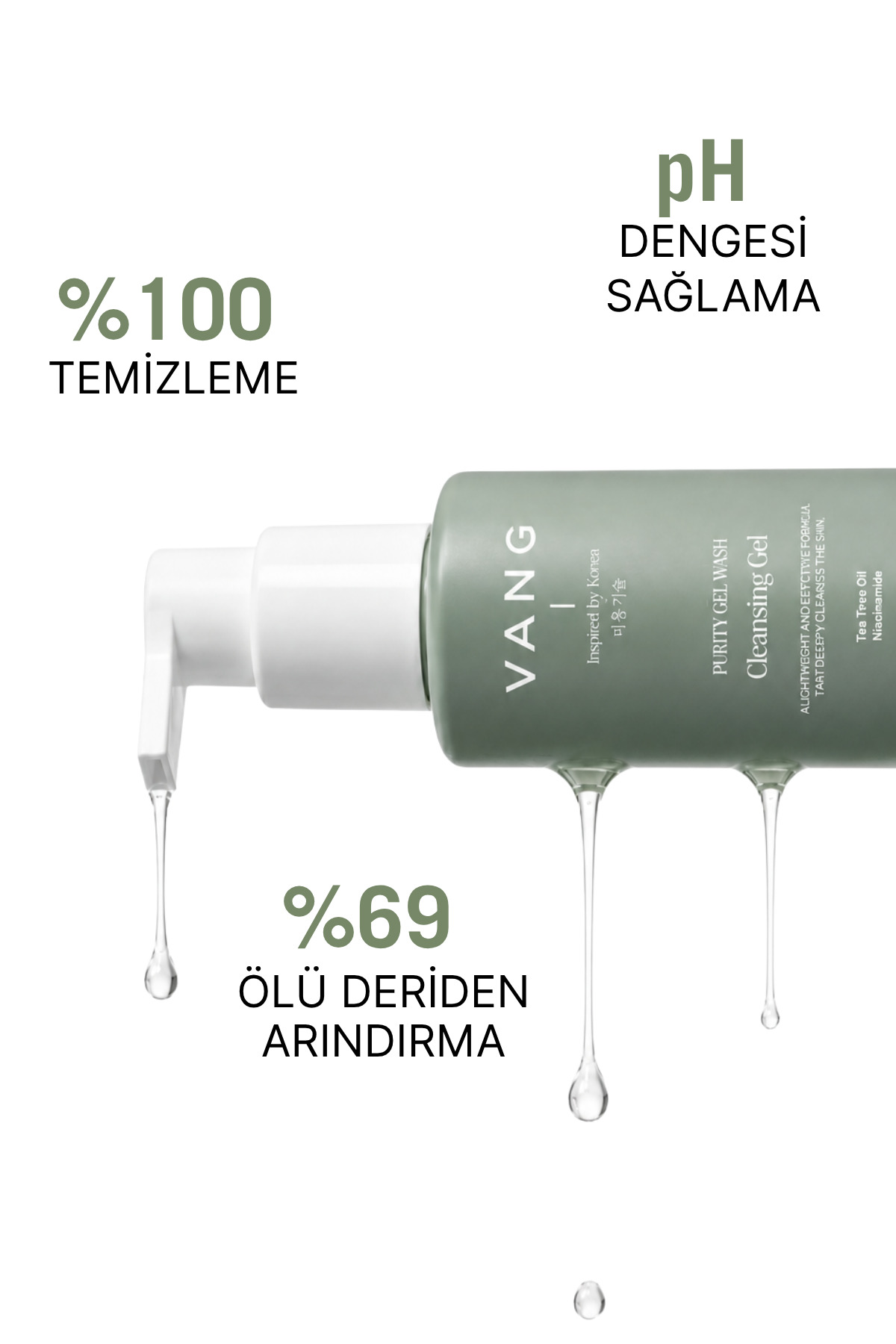 Yağlı, Karma ve Akneye Meyilli Ciltler İçin Yüz Temizleme Jeli, Nemlendirici & Bariyer Destekleyici, 200 ml — V0010 — تصویر 3 از 9
