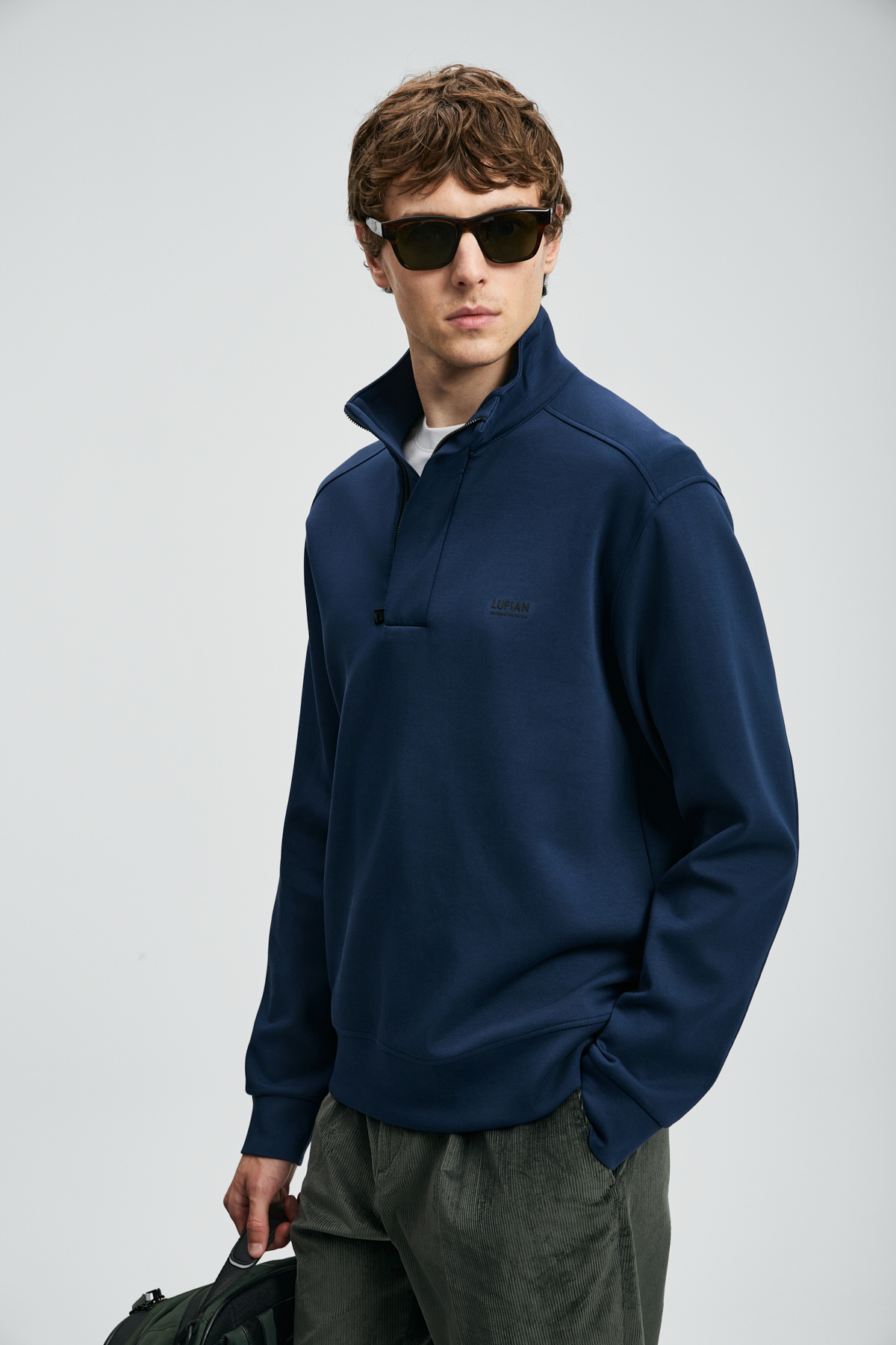 Lufian Wonder Erkek Sweatshirt Lacivert görsel 3