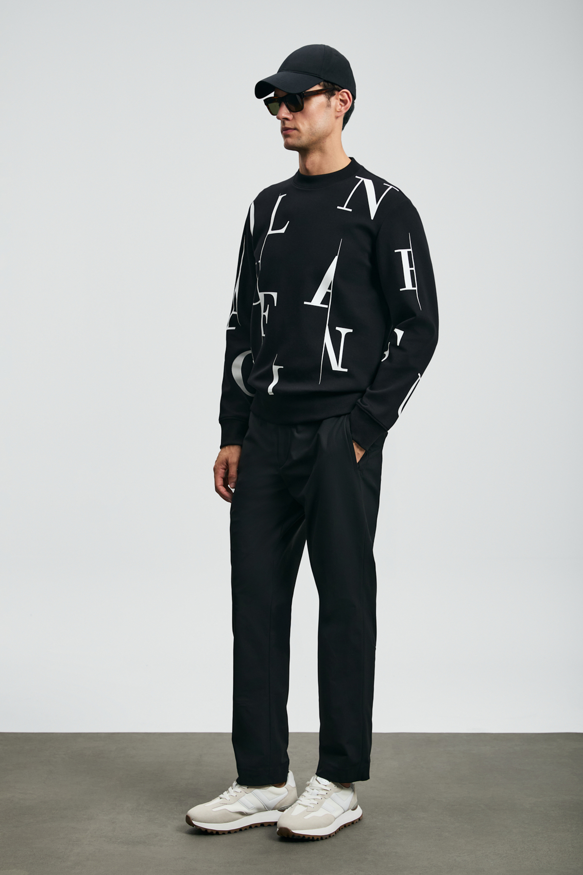 Lufian Tıffany Erkek Sweatshirt Siyah görsel 2