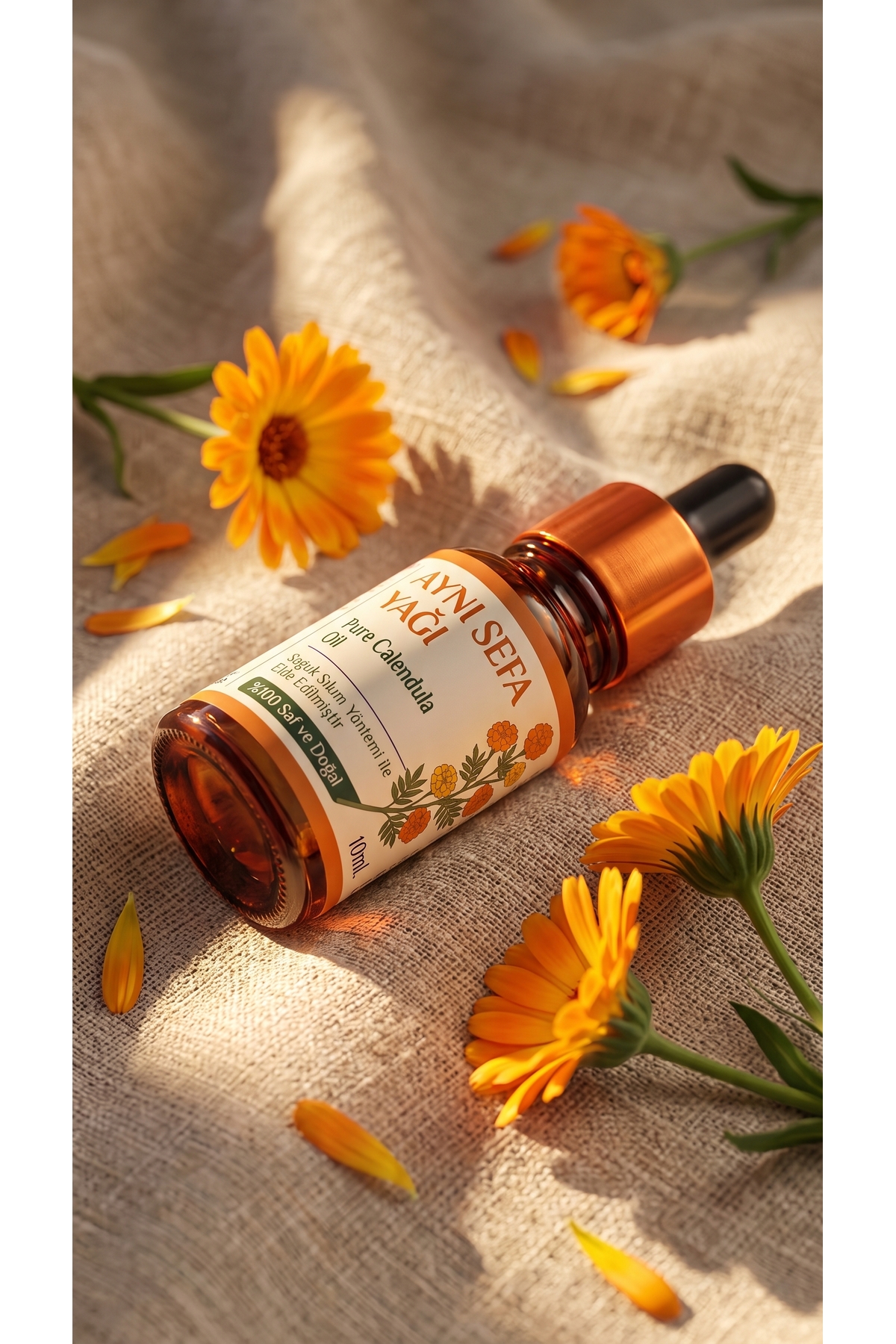 Aynı Sefa Yağı 10 ml / %100 Saf Ve Doğal / Calendula Flower Oil — A1-aynısefa-yağı-10ml — تصویر 4 از 8