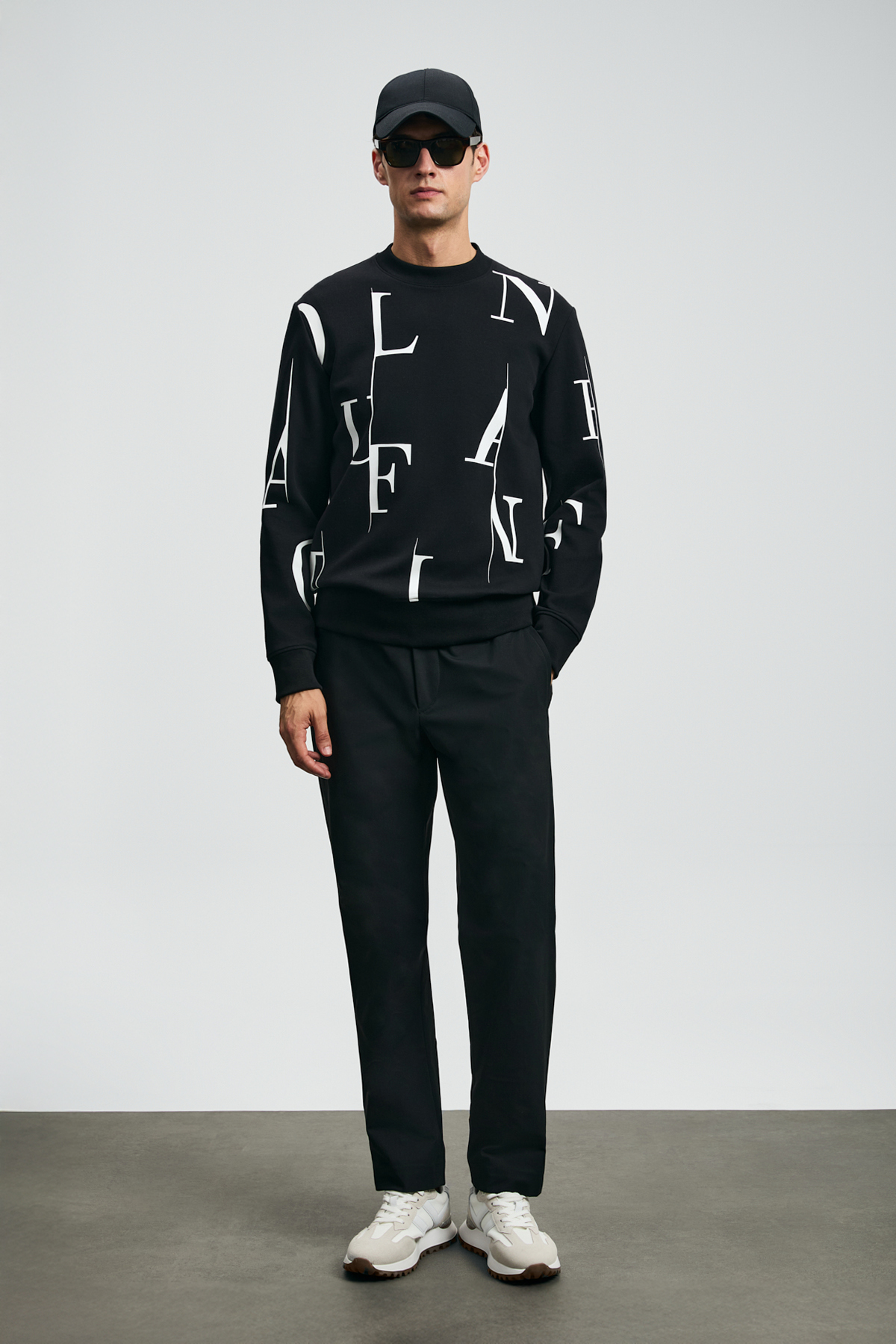 Lufian Tıffany Erkek Sweatshirt Siyah görsel 5