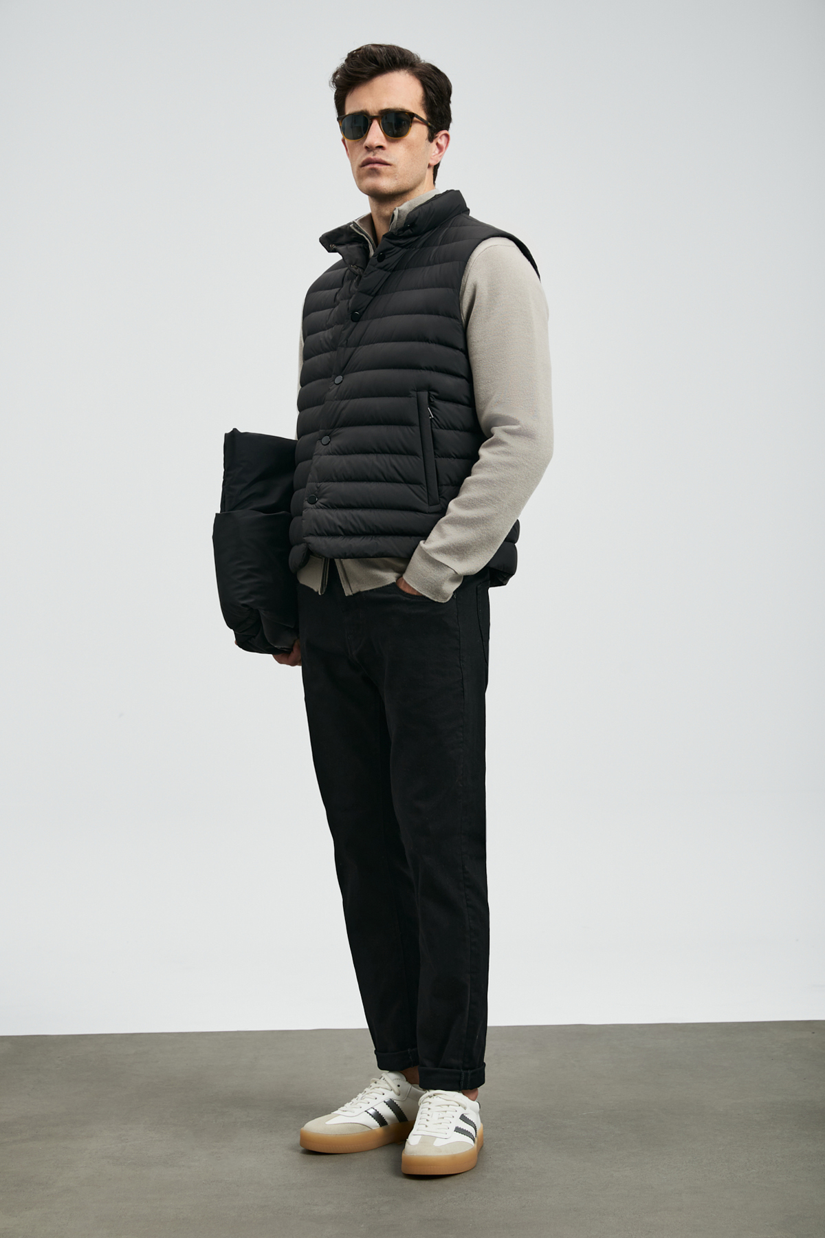 Lufian Anton Smart Jean Erkek Pantolon Slim Fit Siyah görsel 5