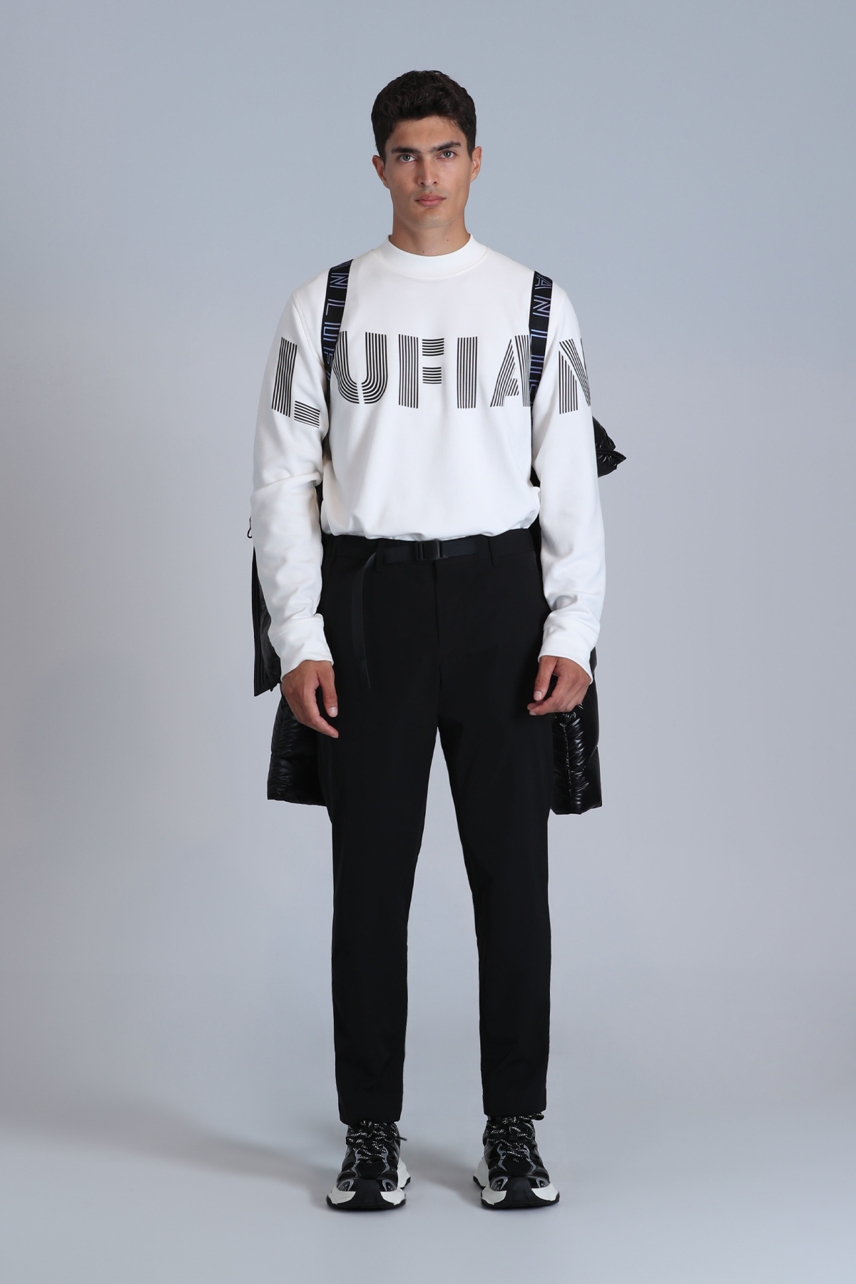 Lufian Todillo Erkek Sweatshirt Kırık Beyaz görsel 2