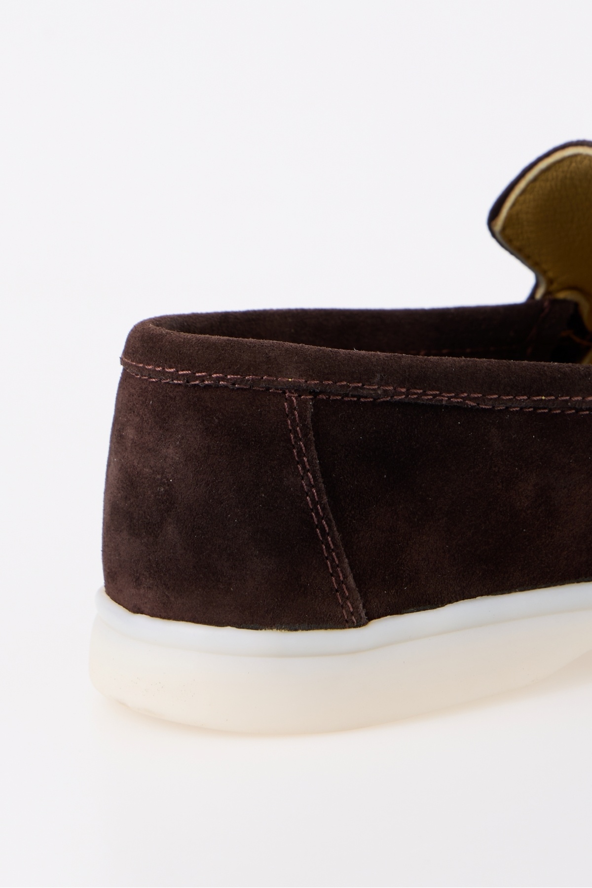 aladdin & sons Azure Kahve Süet Hakiki Deri Erkek Loafer Ayakkabı görsel 7