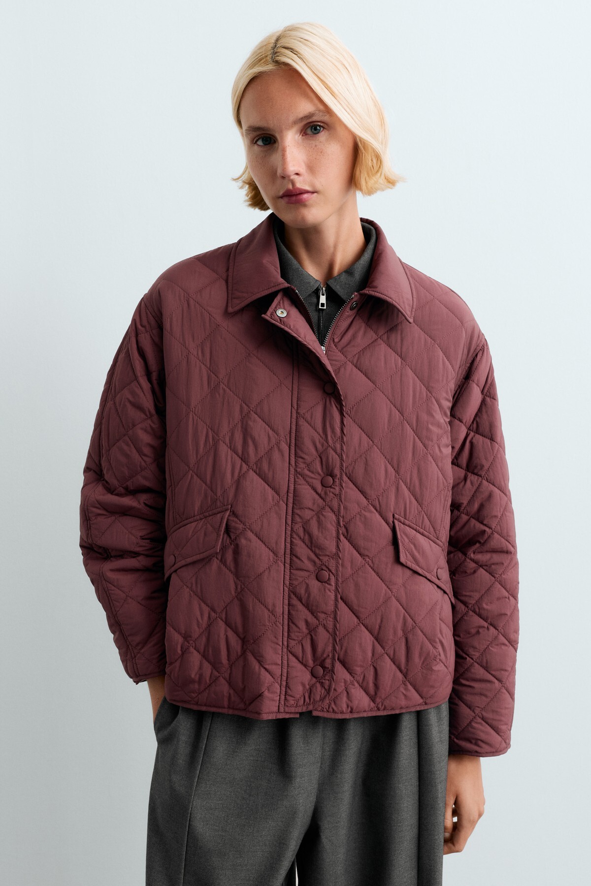 Oysho FELLEX® AEROGEL dolgulu midi ceket görsel 2