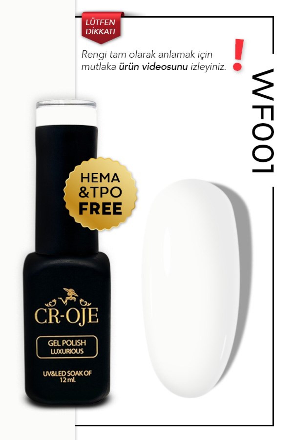 WF001- Kireç Beyazı (12 ml.) — سفید French