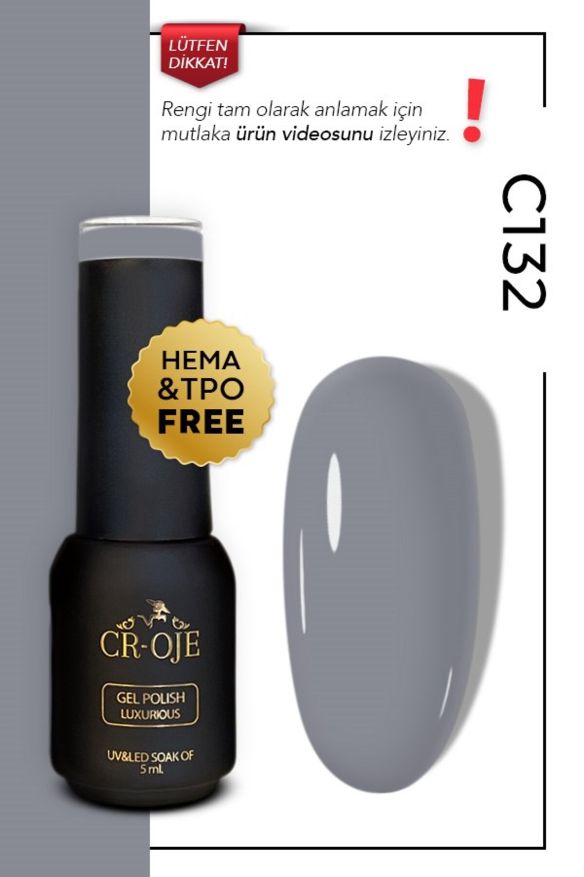 C132 - Gri (5 ml) — سبز 5mlbordokalicioje