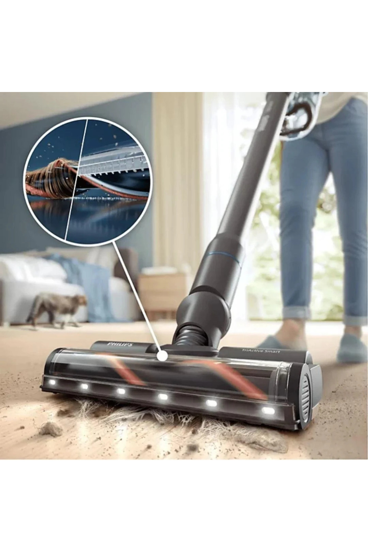 Philips XC8154/10, 8000 Serisi Aqua Kablosuz Dik Süpürge