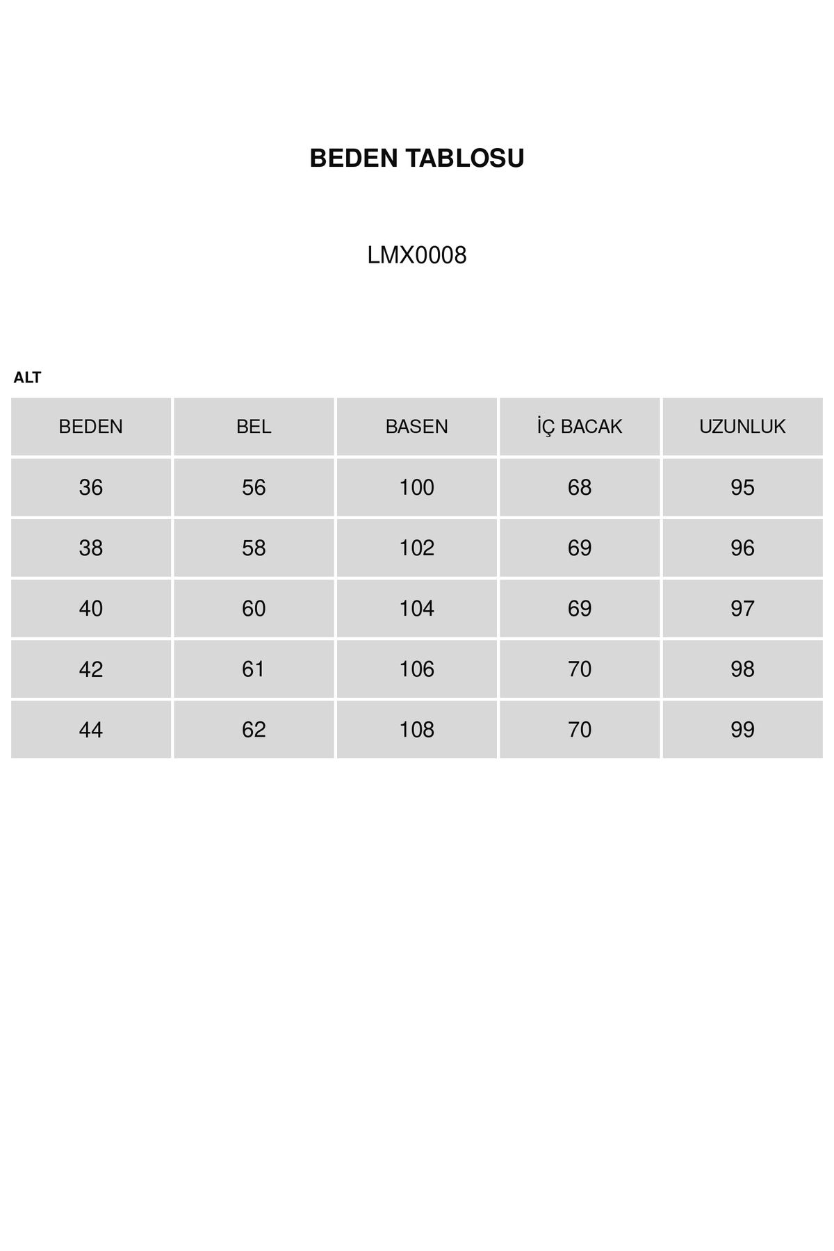 Lovelyİstanbul Müslin Palazzo Pantolon GRİ LMX0008 görsel 6