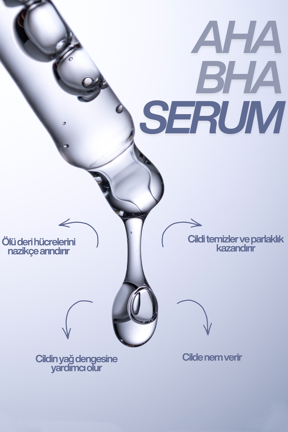Aha & Bha Canlandırıcı,Gözenek Sıkılaştırıcı ve Nemlendirici Serum 50ml — PRTC-SRM — تصویر 5 از 7