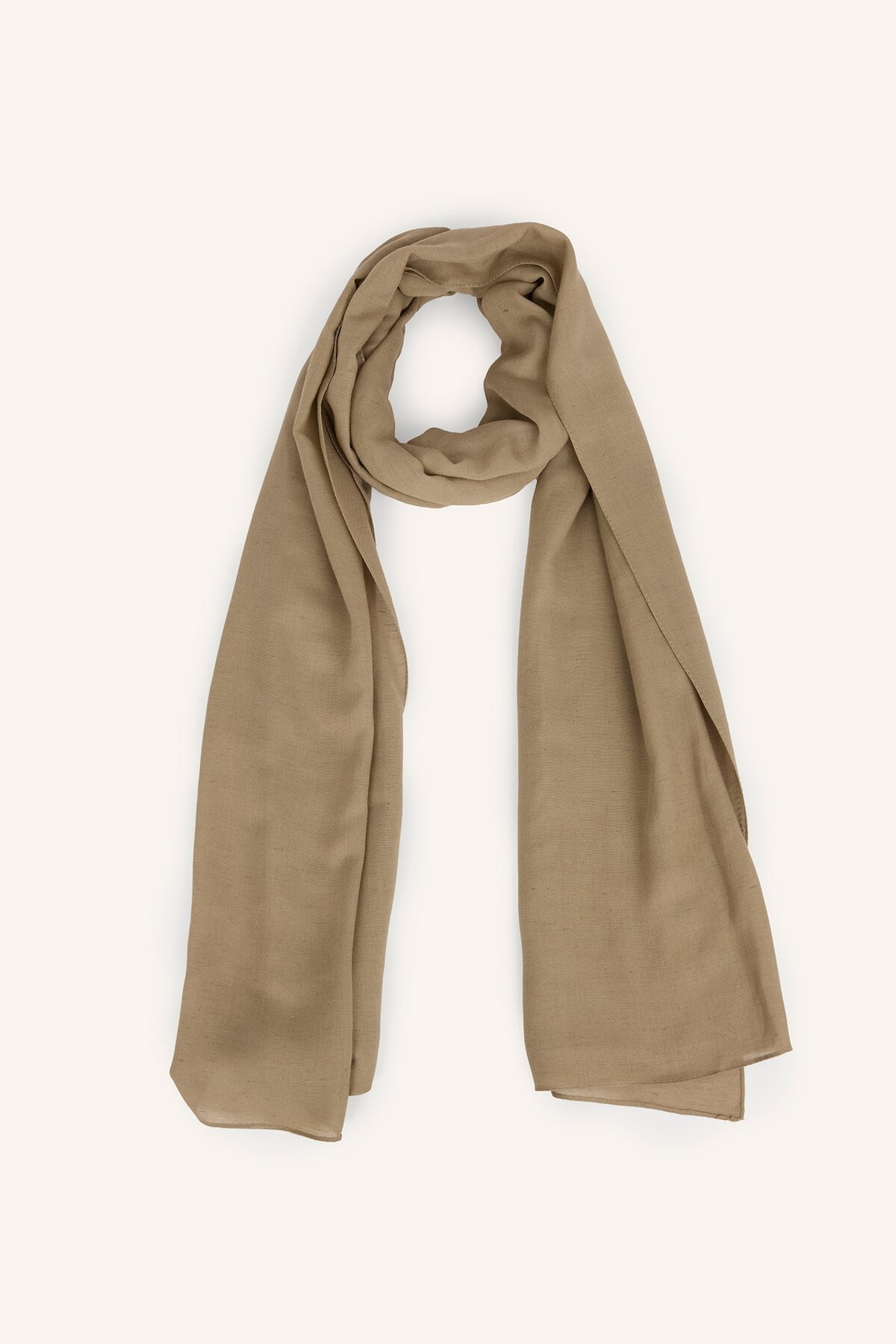 DeFacto Fresh Scarfs X DeFacto Premium Nude Keten Şal I1758AX26SM görsel 7