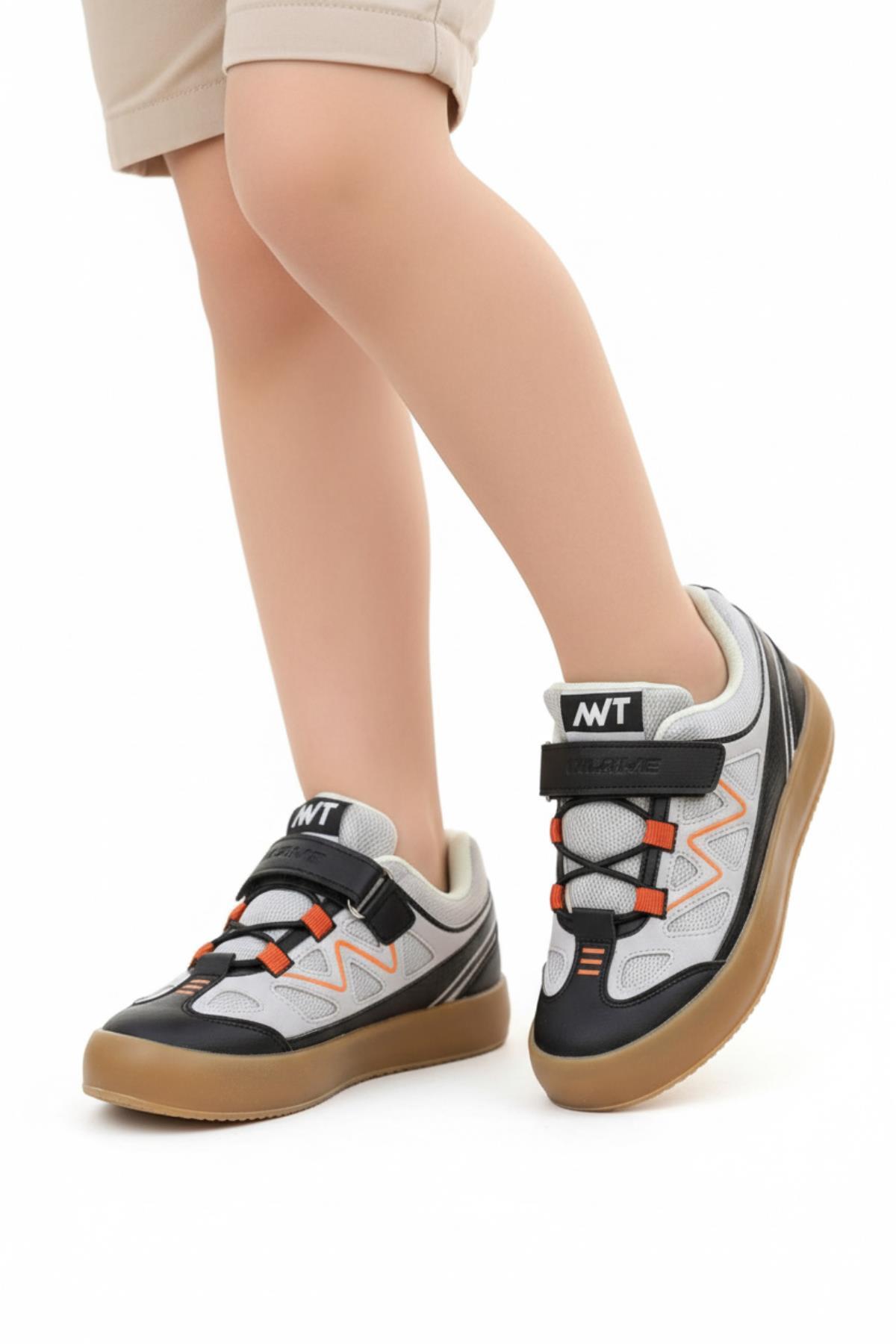1_org_zoom 2026-5 کفش ISPARTALILAR بچه گانه ارتوپدی کفش ورزشی بچه گانه Velcro Unisex اورجینال - تصویر 1
