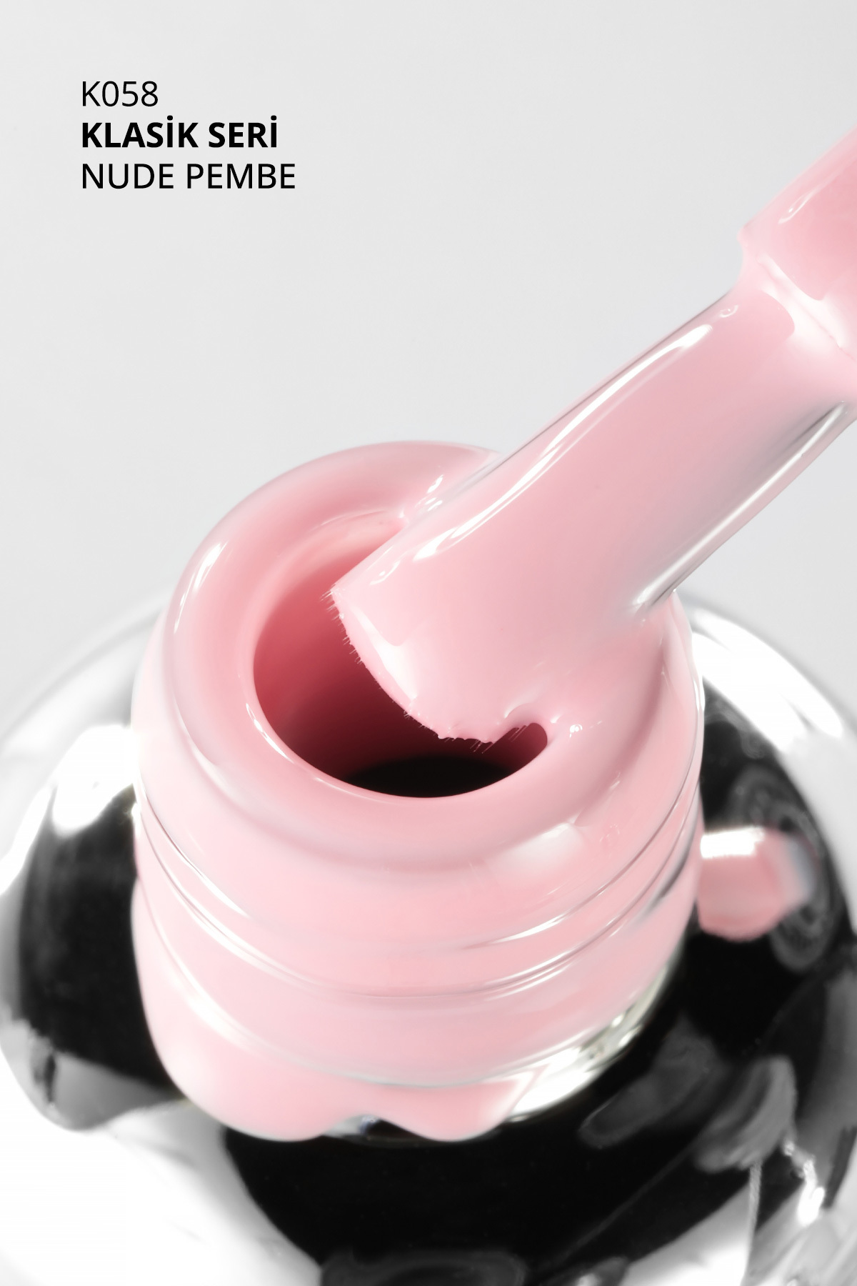 Kalıcı Oje K058, Nude Pembe, 4 ml — صورتی 8860101A01S01K086 — تصویر 4 از 8