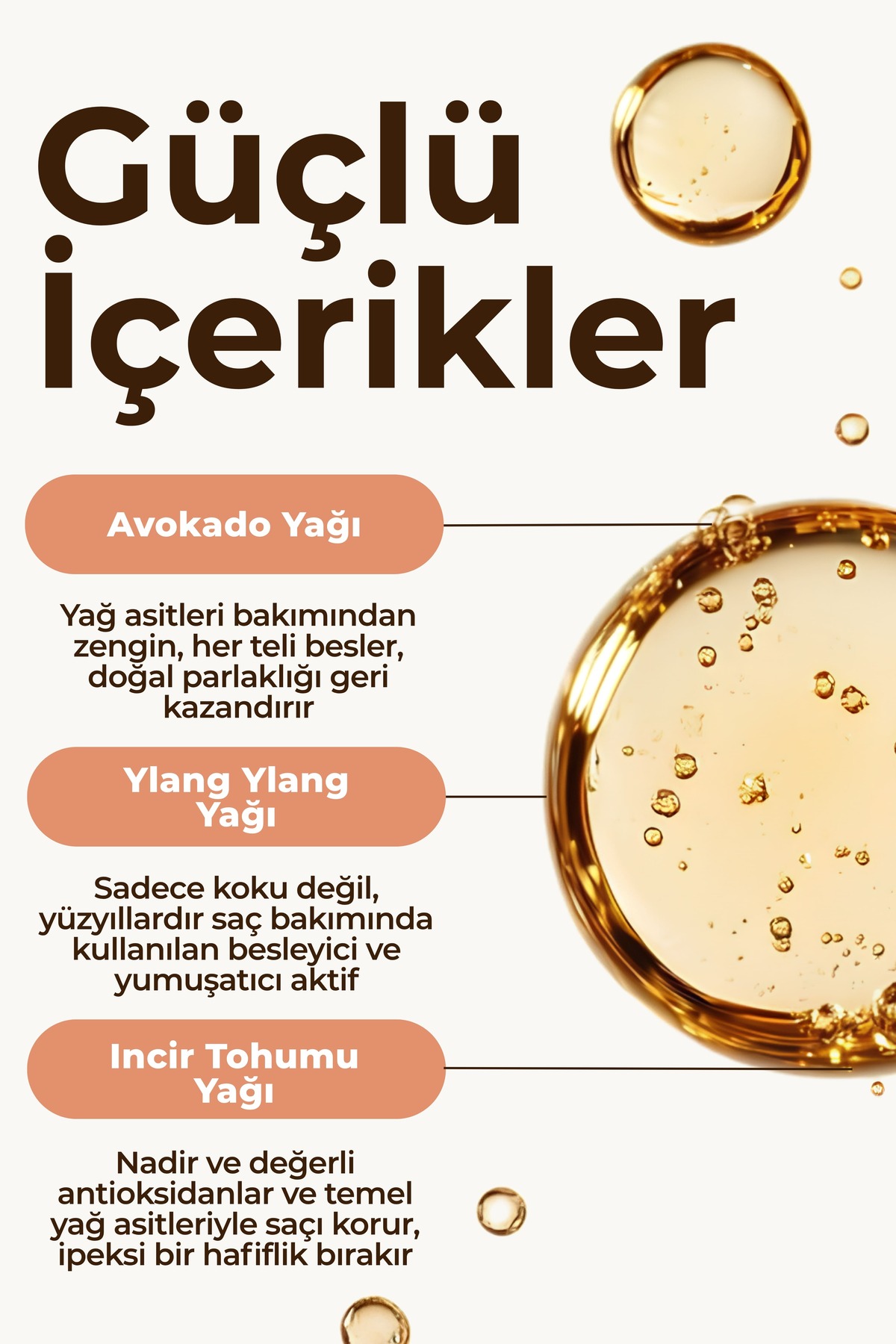 Ağırlık Yapmayan ve Parlaklık Veren Saç Bakım Yağı 50 ml | Kabarıklık & Elektriklenme Karşıtı — 8684474620654 — تصویر 5 از 8