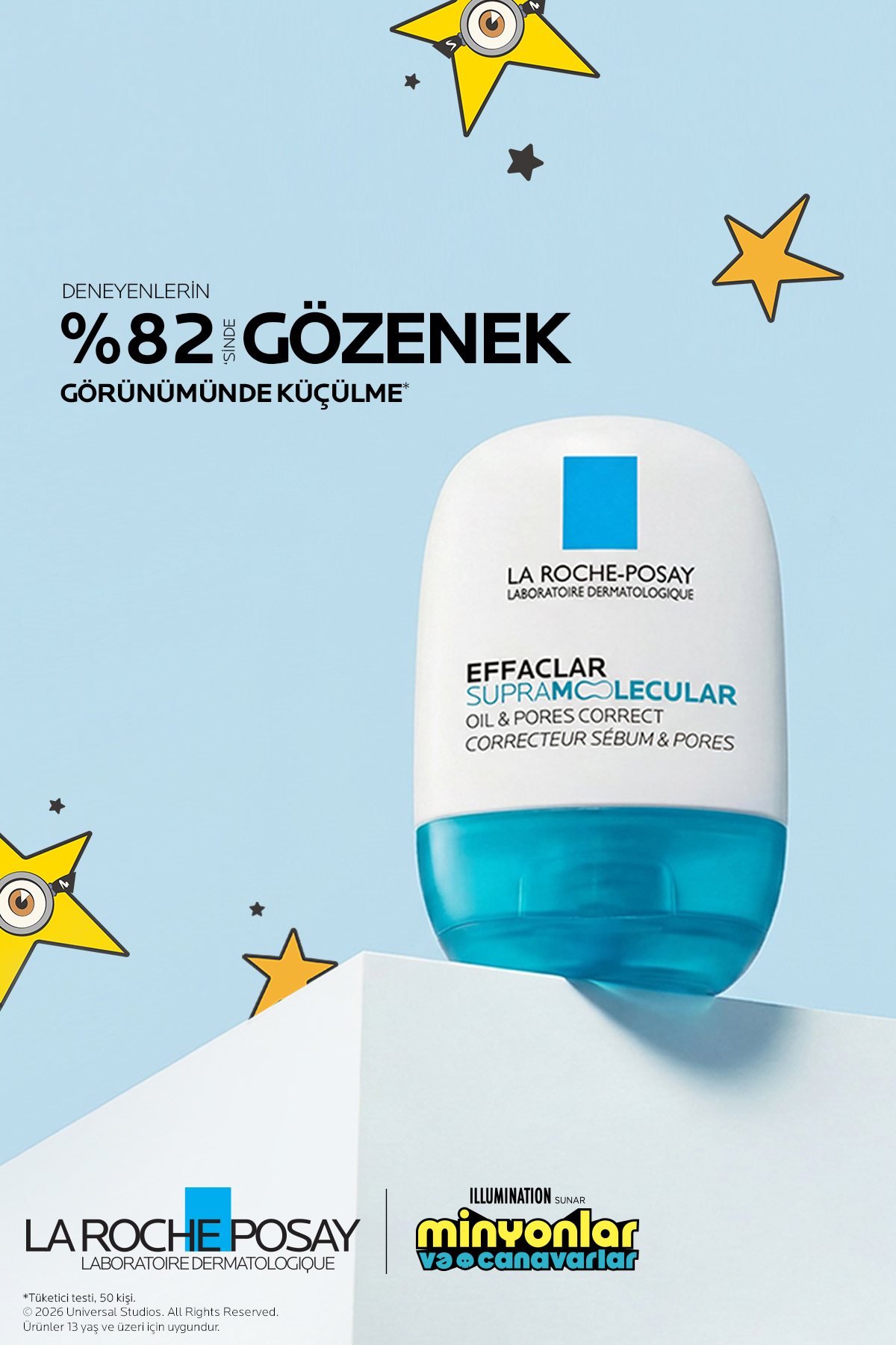Yağlı&Karma Ciltler İçin Gözenek Karşıtı Güneş Bakım Seti:Effaclar Supra Krem&Anthelios UVAIR SPF50+ — LRP20260023 — تصویر 4 از 9