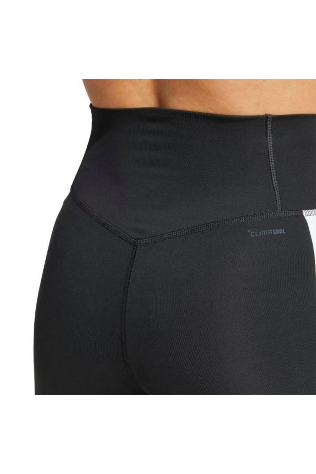 adidas Optime Essentials Kadın Siyah Tayt (JD6544) görsel 6