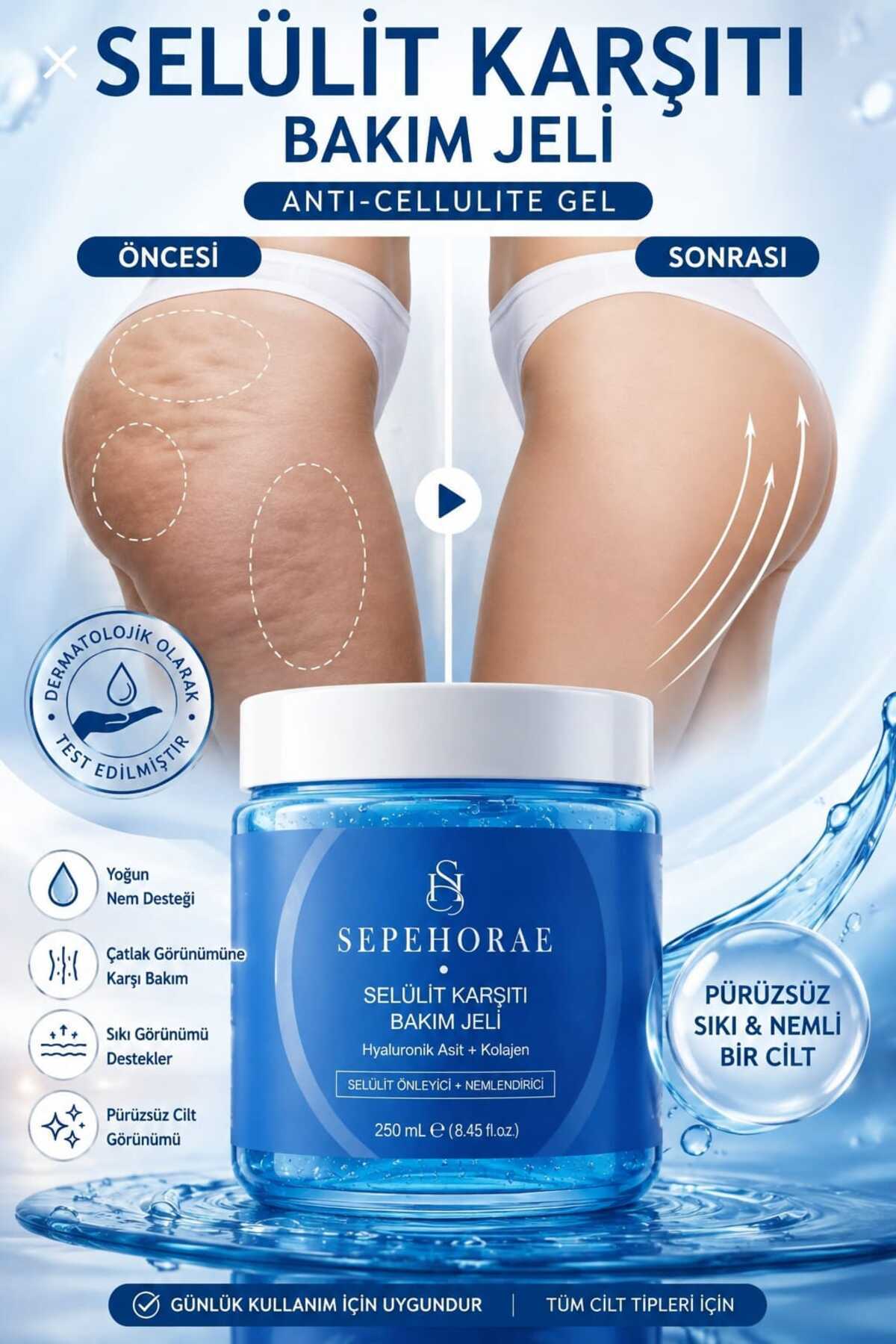 sepehorae İnceltîcî Sıkılaştırıcı Selülit Jeli - çatlak giderici Yoğun Toparlayıcı Vücut Bakım Kremi 250 Ml — 651651351