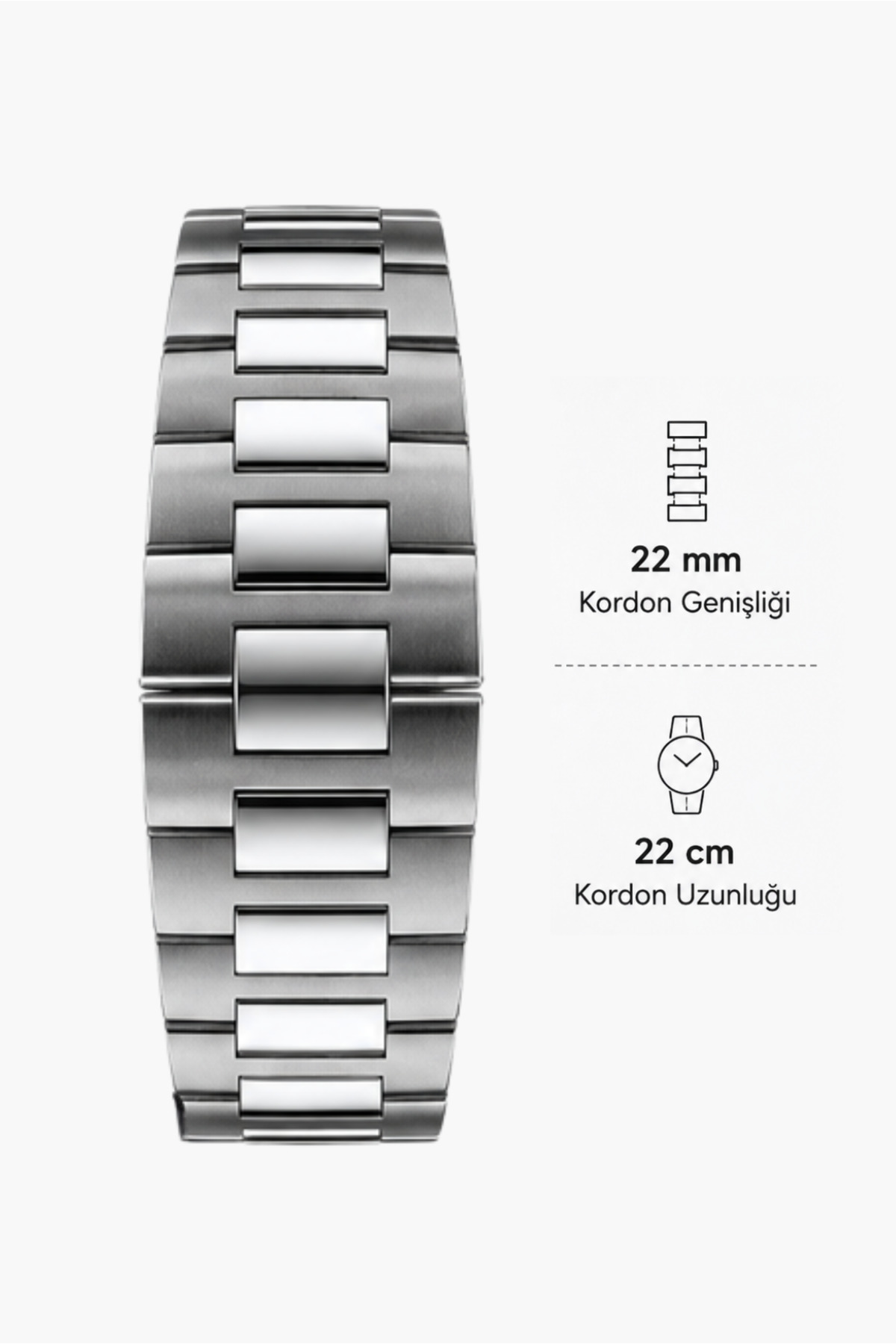 Rollas&Co Caspien Erkek Kol Saati Takvimli 40mm Şık Klasik 3 ATM Suya Dayanıklı görsel 7