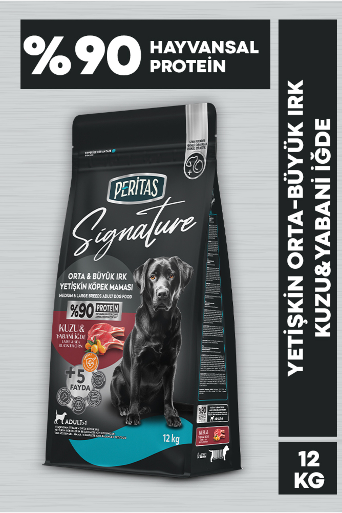 PERİTAS Signature Kuzulu Yetişkin Köpek Orta ve Büyük Irk - 12 kg