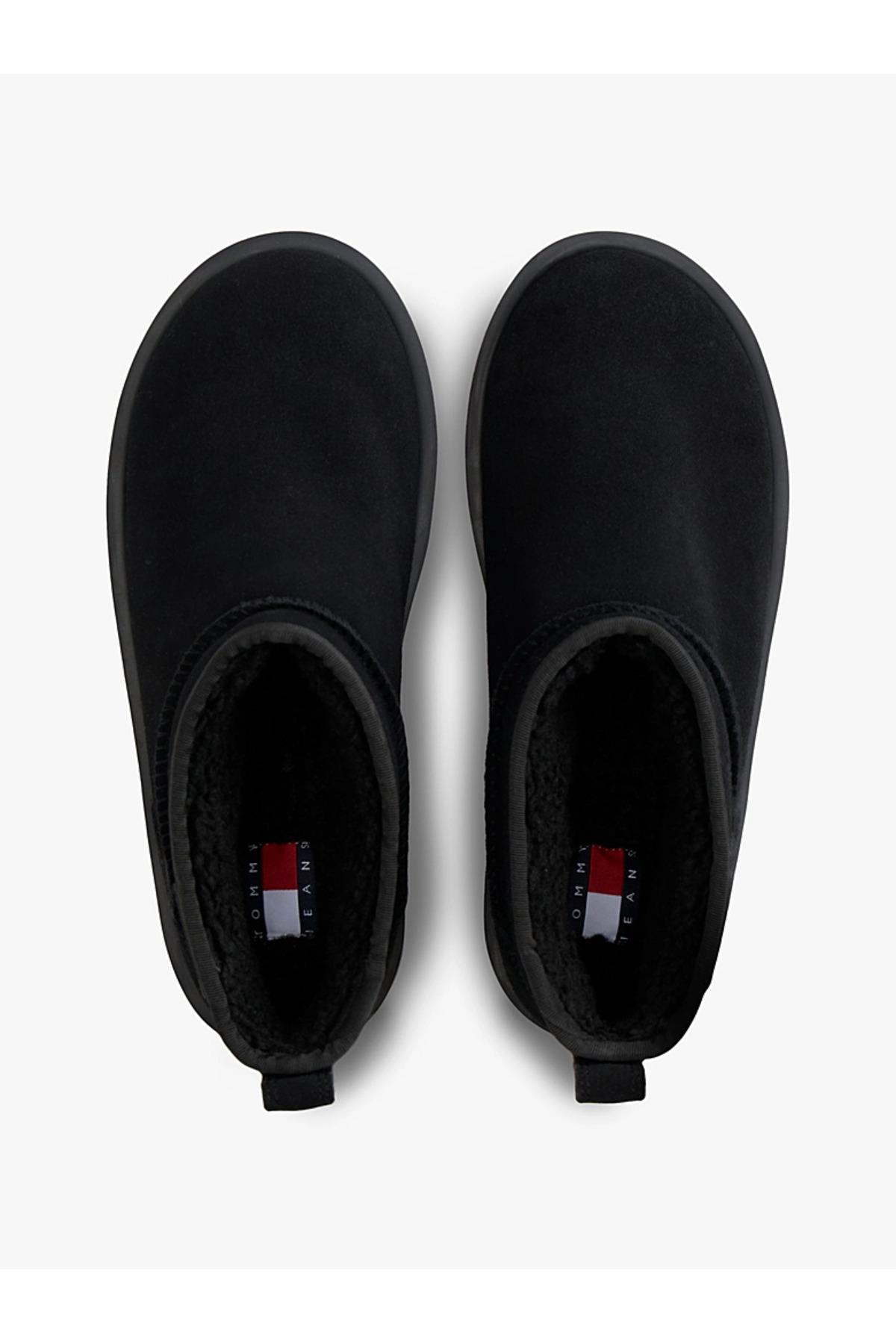 Tommy Hilfiger Kadın Süet Platform Tabanlı Kar Botu - Siyah görsel 3