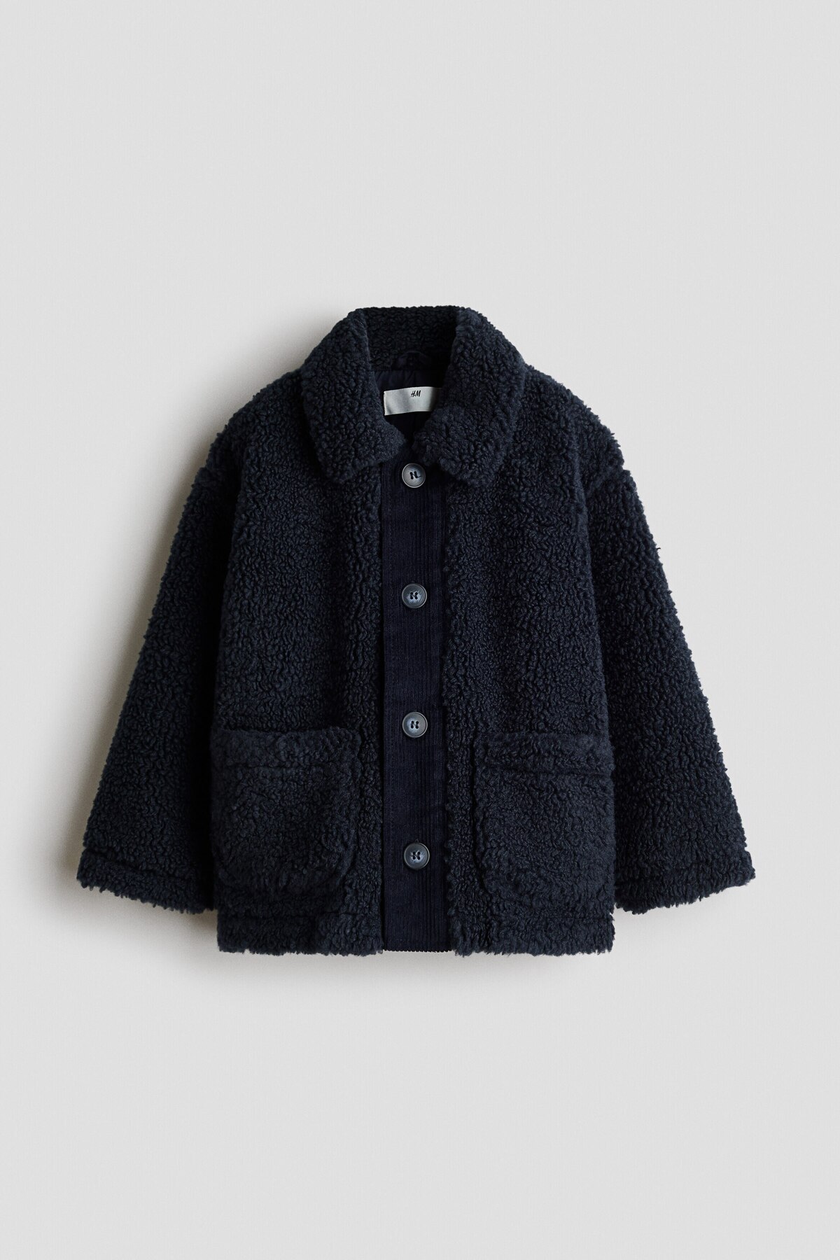 ژاکت مخمل یقه‌دار اچ اند ام کت H&M