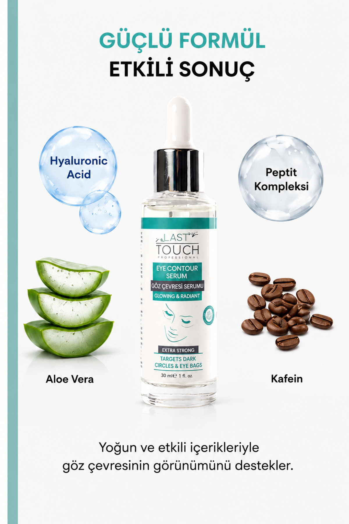 2'li Paket Göz Altı Morluk Karşıtı Göz Çevresi Serum & Ölü Deriden Arındırıcı Yüz Peeling Jel — TYCD7JM6HN172845647551574 — تصویر 8 از 9
