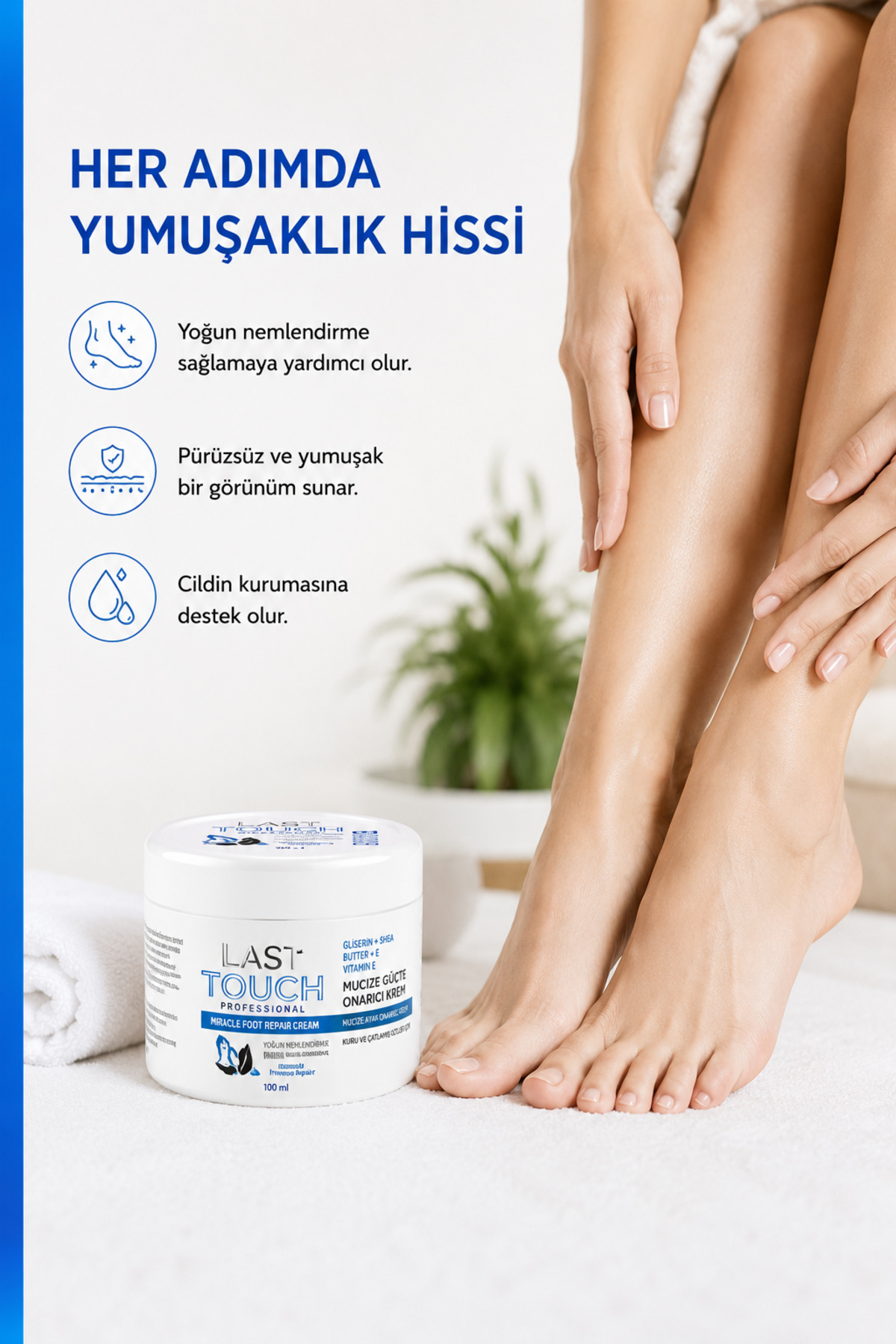 Çatlak Onarıcı Mucize Ayak Bakım Kremi 100 ml ( 2'li Paket ) — ABK2588 — تصویر 7 از 9