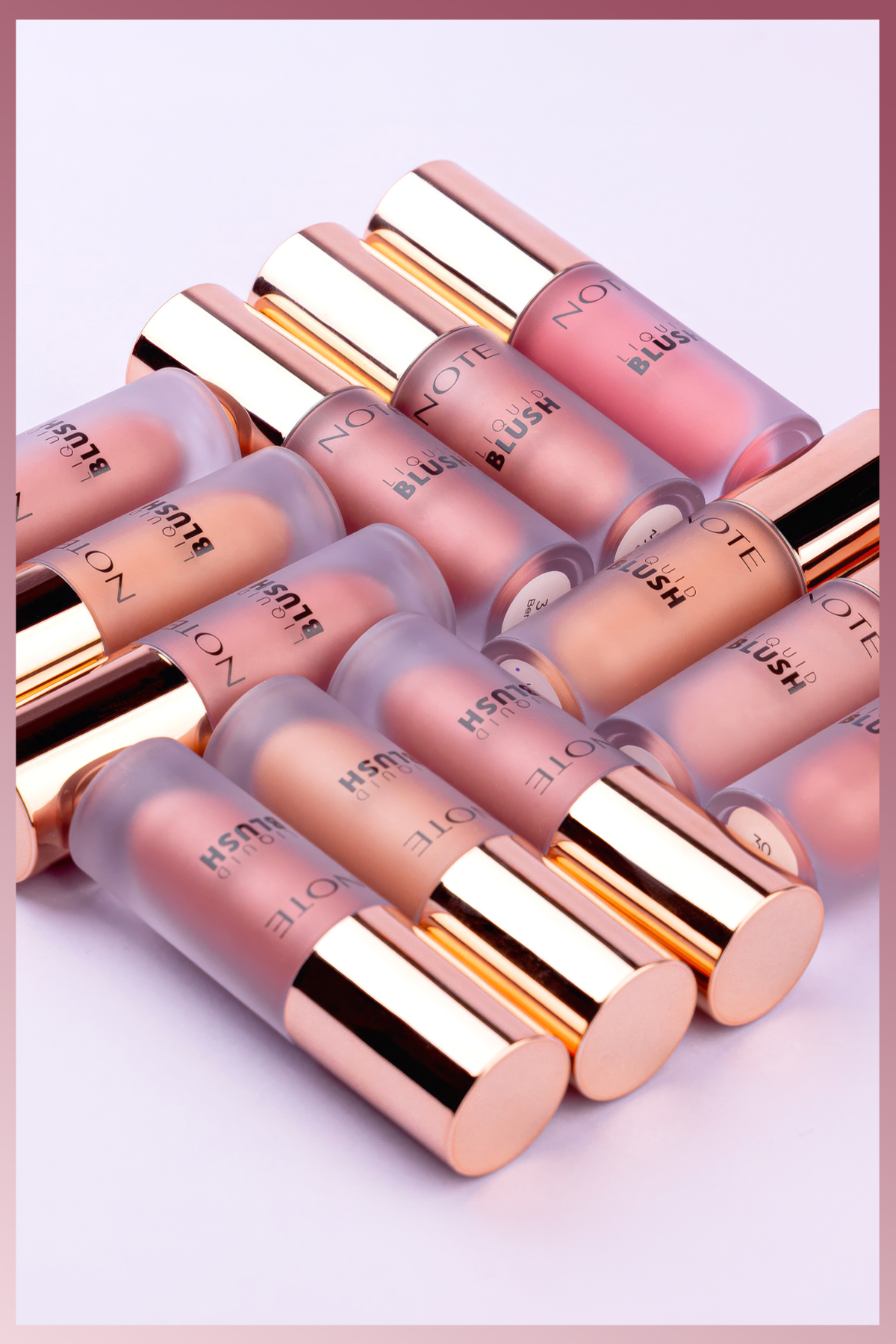 رژگونه مایع مرطوب کننده - 40 عدد رز — صورتی BLS LIQUID — تصویر 7 از 8