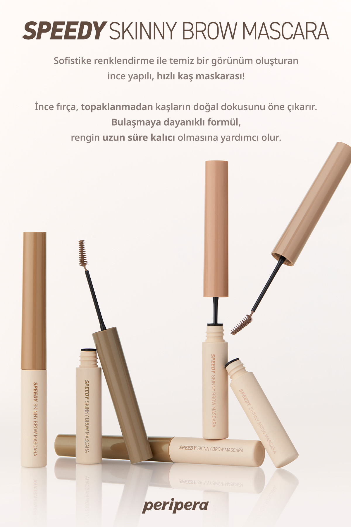 ریمل ابرو Speedy Skinny Brow 07 Taupe Ash - Coloring and Fixing Brow Mascara — قهوه‌ای 6554 — تصویر 9 از 9