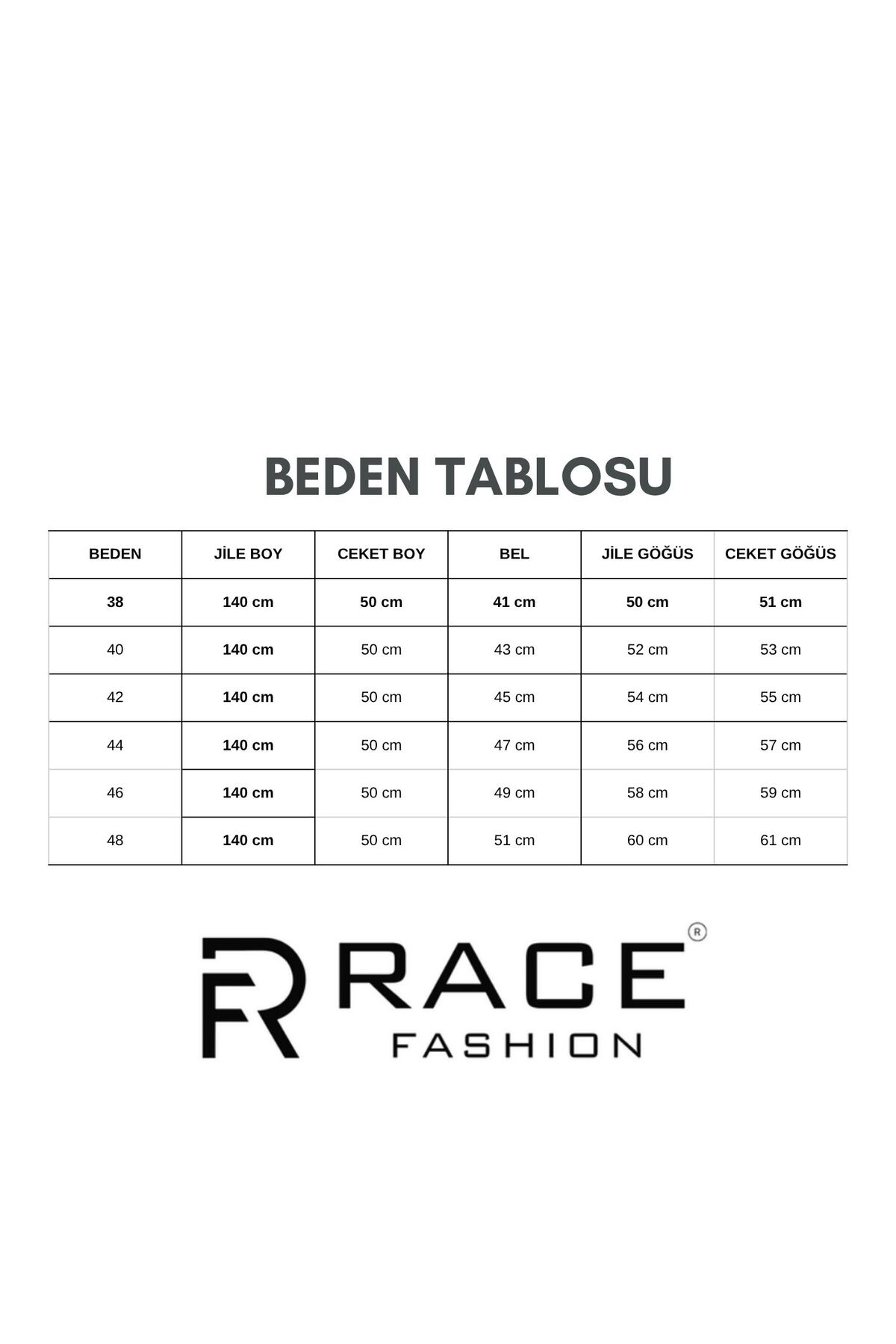 RACE FASHİON Kontrast Dikişli Denim Kot Ceket & Jile Tesettür Takım RC6034 görsel 2