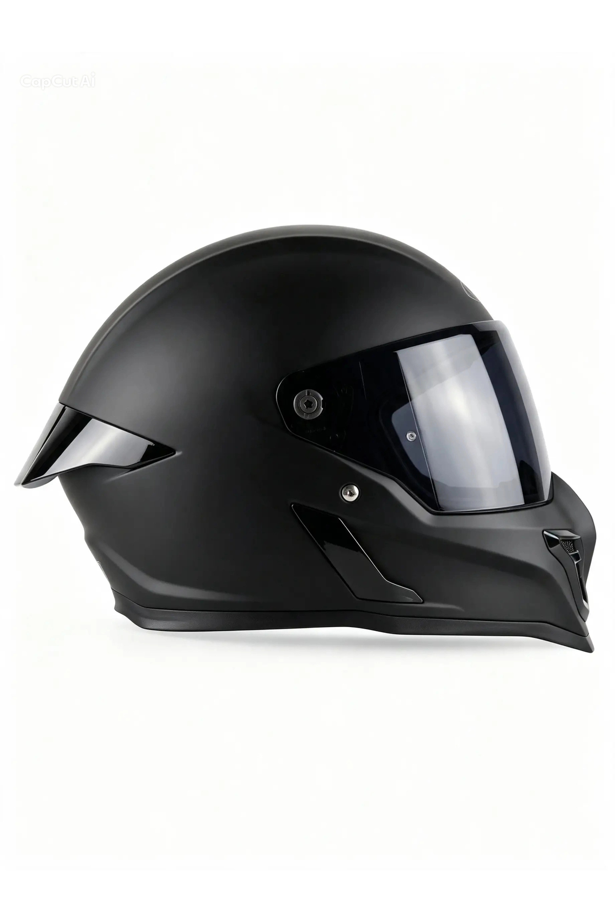 Rivox RX MAT SİYAH KASK ŞEFFAF(+1 SİYAH ) VİZÖRLÜ
