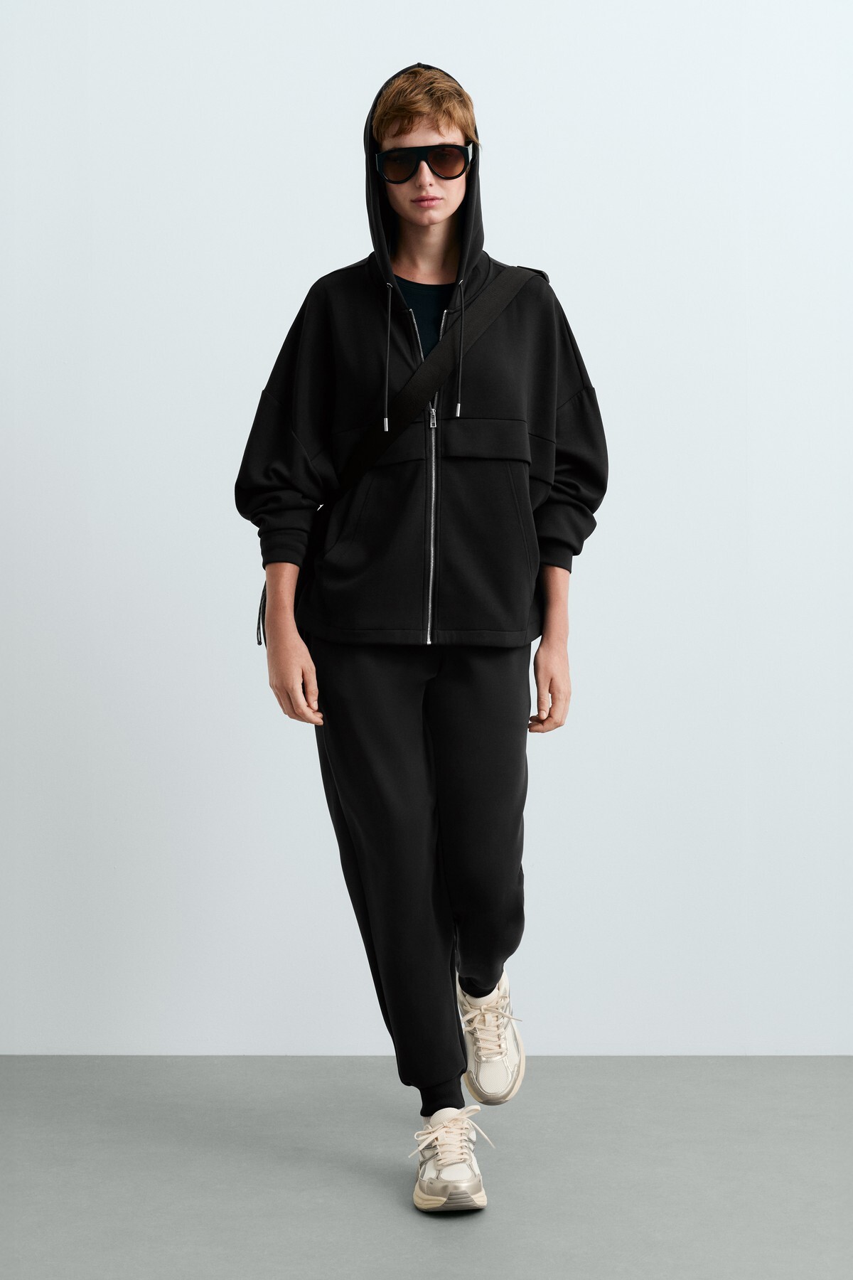 wk　0808 Oysho Yumuşak dokunuşlu modal fermuarlı sweatshirt - Fiyatı, Yorumları