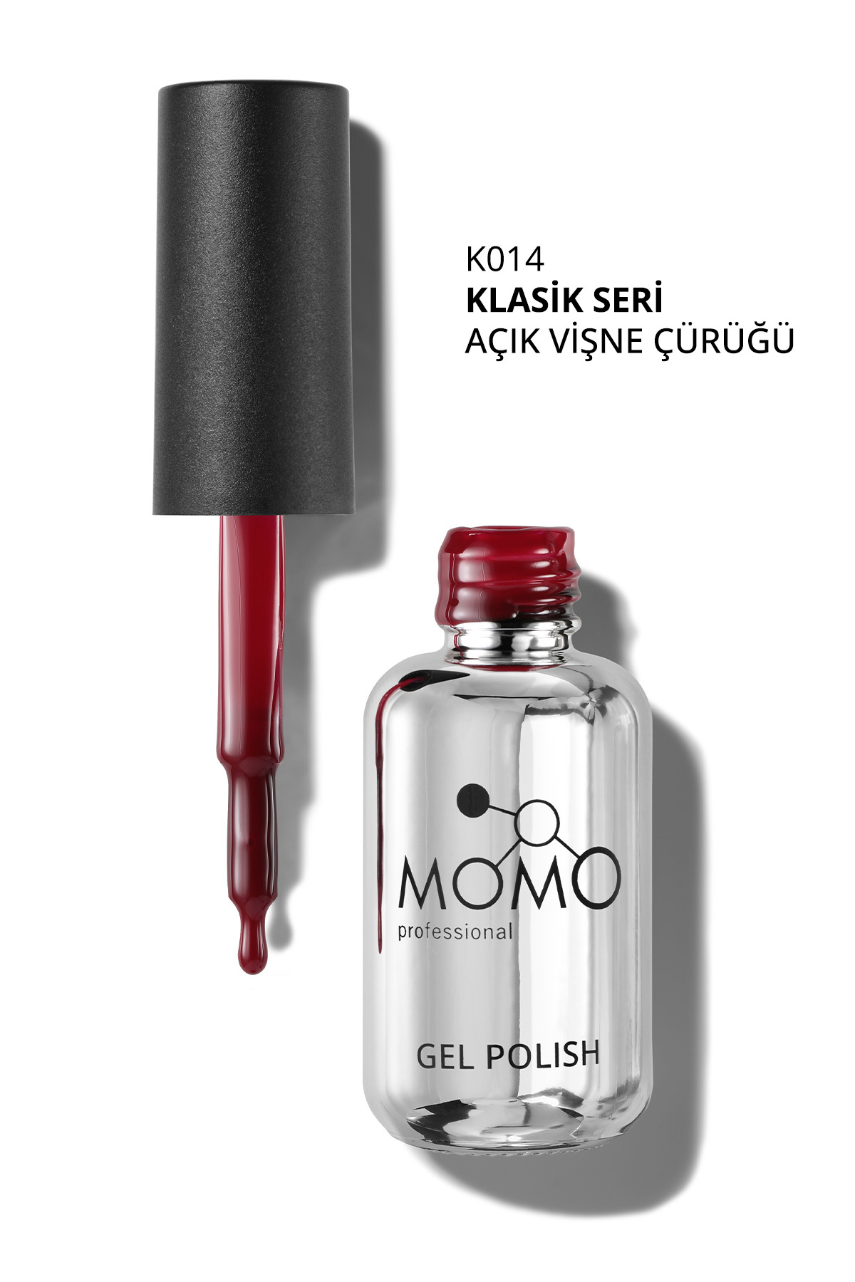 Kalıcı Oje K014, Açık Vişne Çürüğü, 10 ml — زرشکی 8860101A01S09K014 — تصویر 2 از 7