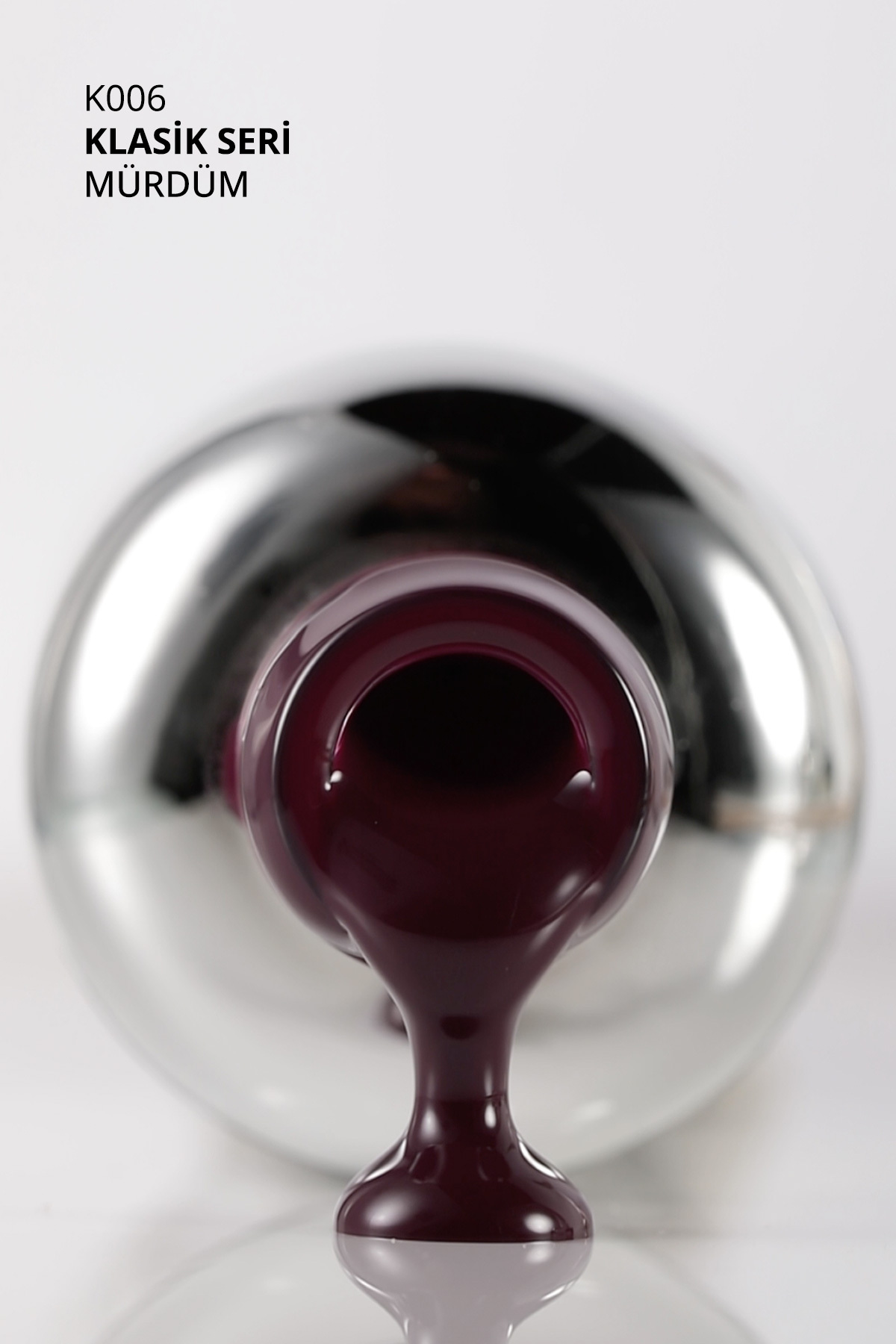 Kalıcı Oje K006 Mürdüm 10 ml — بنفش 8860101A01S09K006 — تصویر 4 از 7