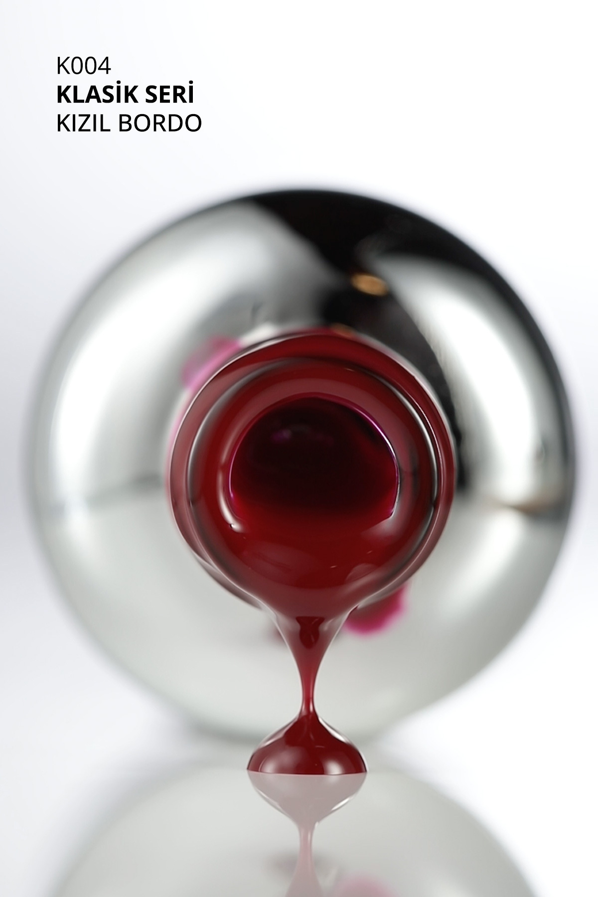 Kalıcı Oje K004 Kızıl Bordo 10 ml — زرشکی 8860101A01S09K004 — تصویر 4 از 7