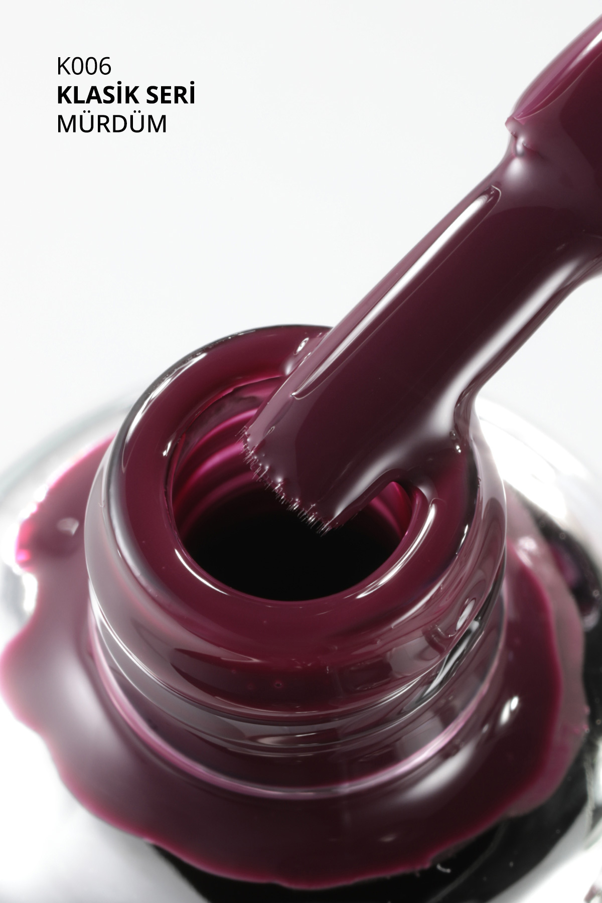 Kalıcı Oje K006 Mürdüm 10 ml — بنفش 8860101A01S09K006 — تصویر 3 از 7