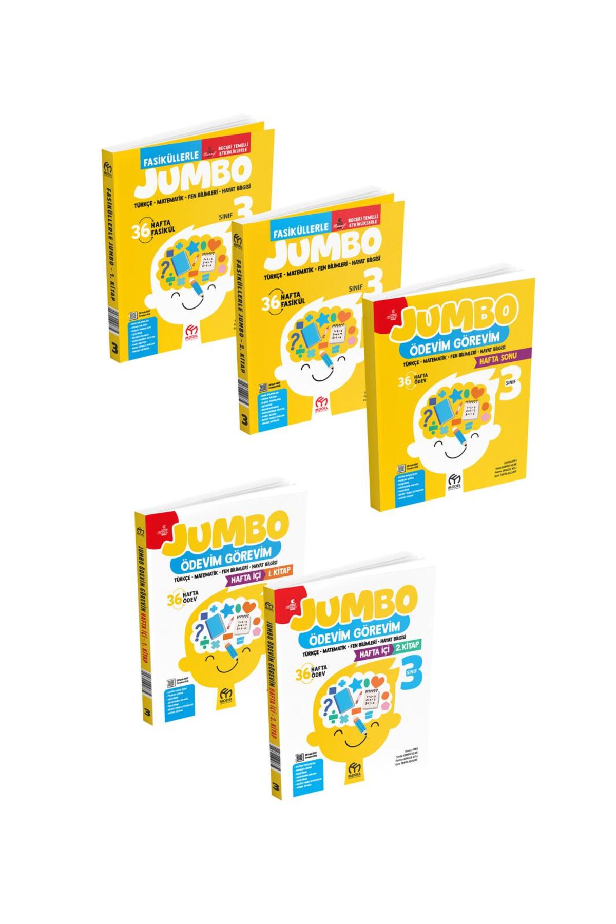 Model Eğitim Yayınları 3. Sınıf Jumbo Fasikül Seti (5 Kitap