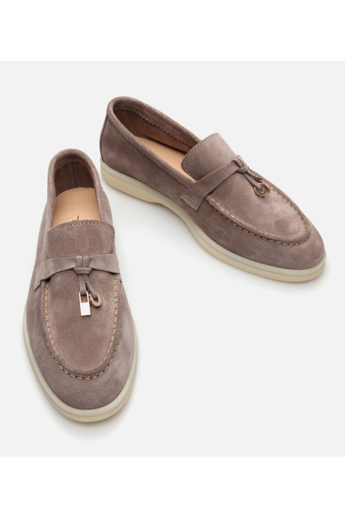 Hotiç Kadın Deri Vizon Loafer görsel 3