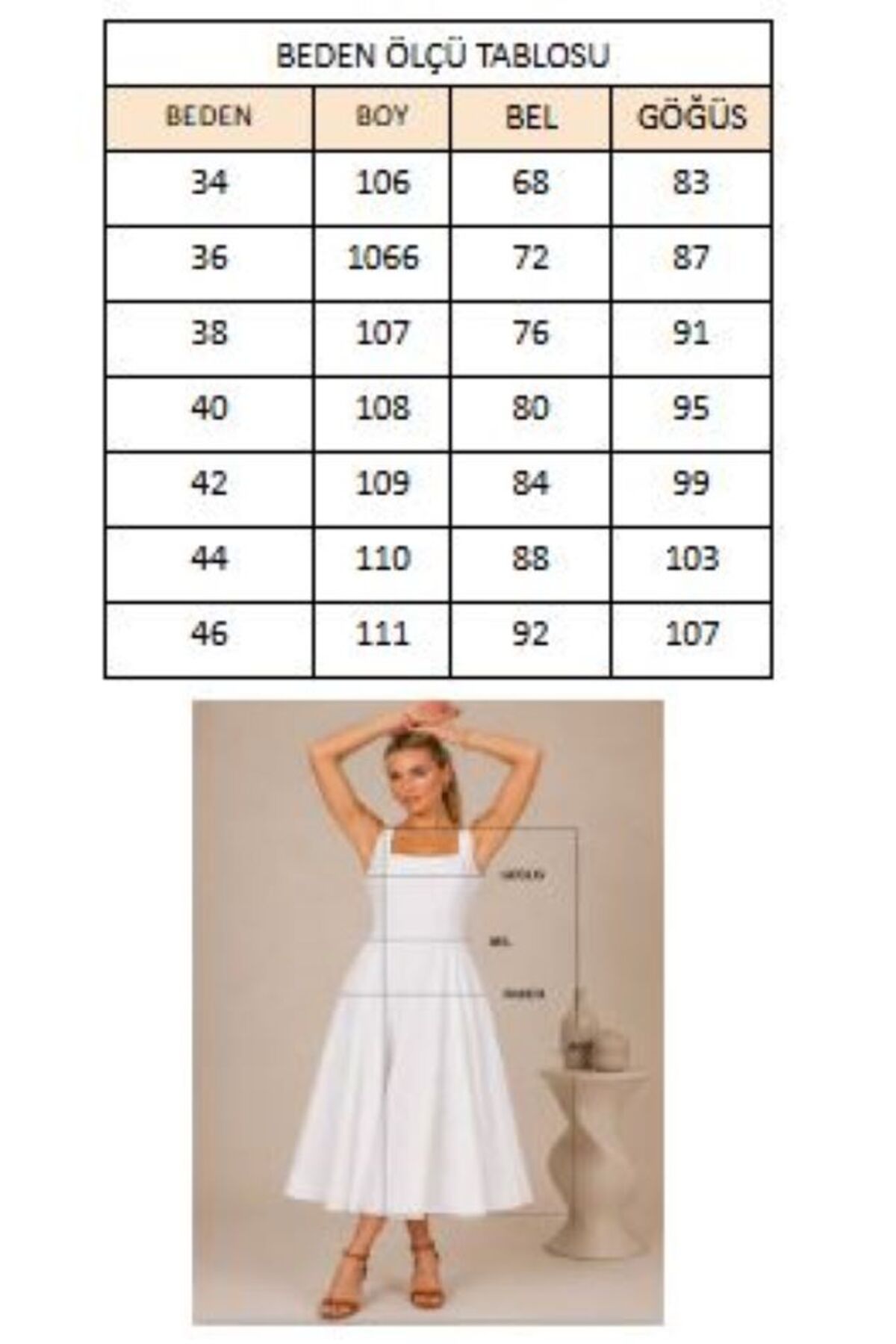 Park Karon Kadın Dar Kesim %100 Pamuk Kare Yaka Askılı Midi Boy Astarlı Dokuma Elbise 26081 görsel 2