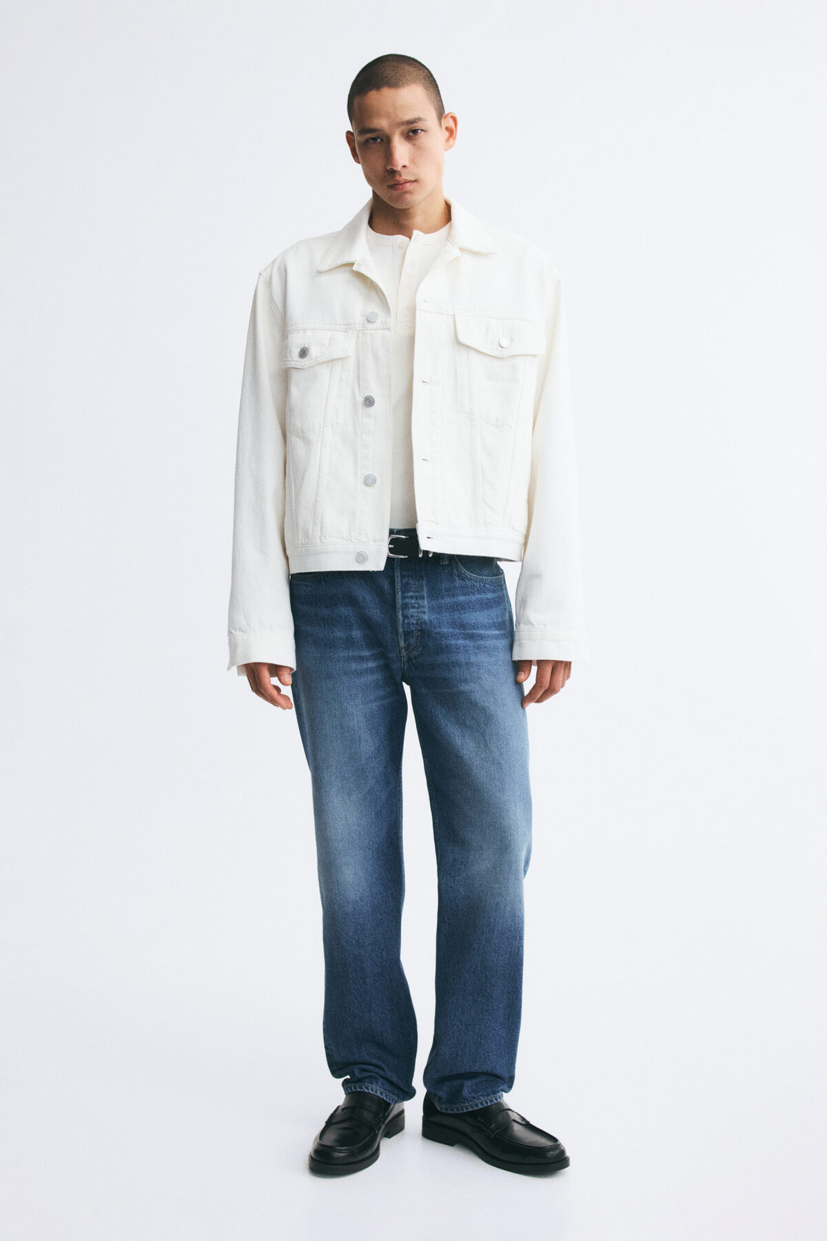 شلوار جین معمولی راسته اچ اند ام شلوار جین H&M