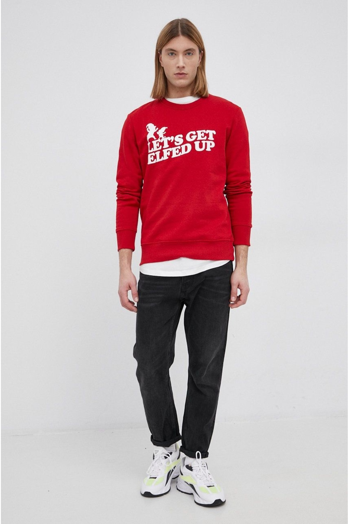 سویشرت مردانه جک جونز کد ۱۲۱۹۸۳۵۶-Sage جک اند جونز سویشرت اسپرت Jack & Jones
