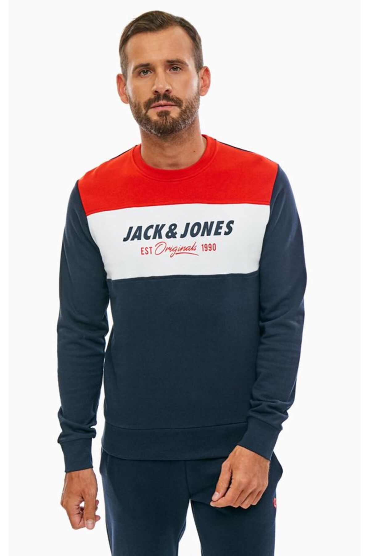 سویشرت مردانه جک جونز مدل Eclipse کد ۱۲۱۴۷۶۸۹ جک اند جونز سویشرت Jack & Jones