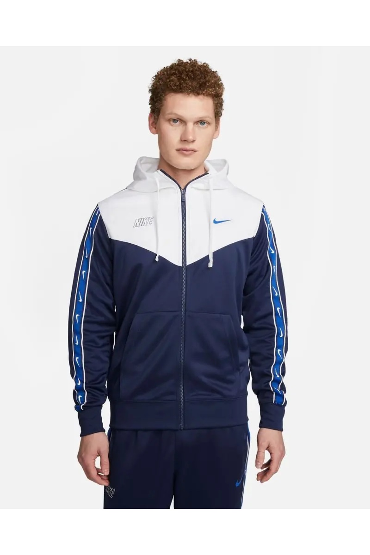 سویشرت مردانه طرح دار اسپرت Dx2025-411 نایکی سویشرت اسپرت Nike